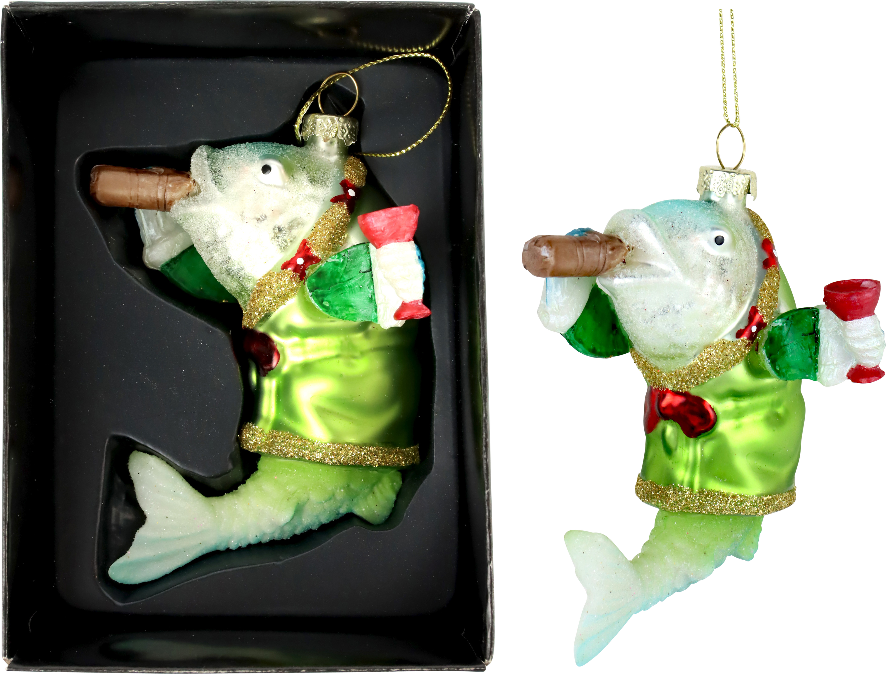 1053 GIOIELLI VETRO SMOKING FISH