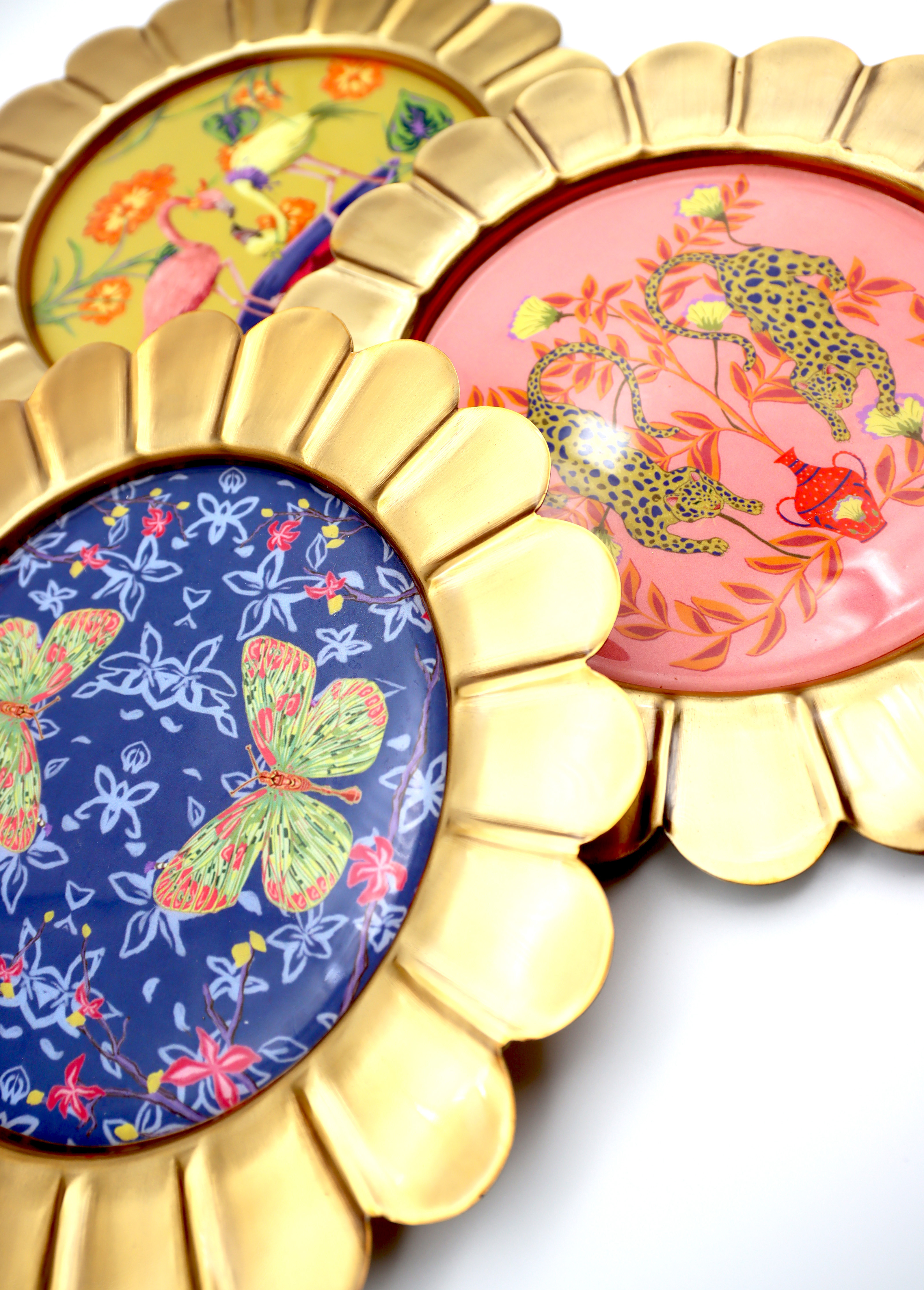 1114 PIATTI ASIAN FAUNA  3PZ