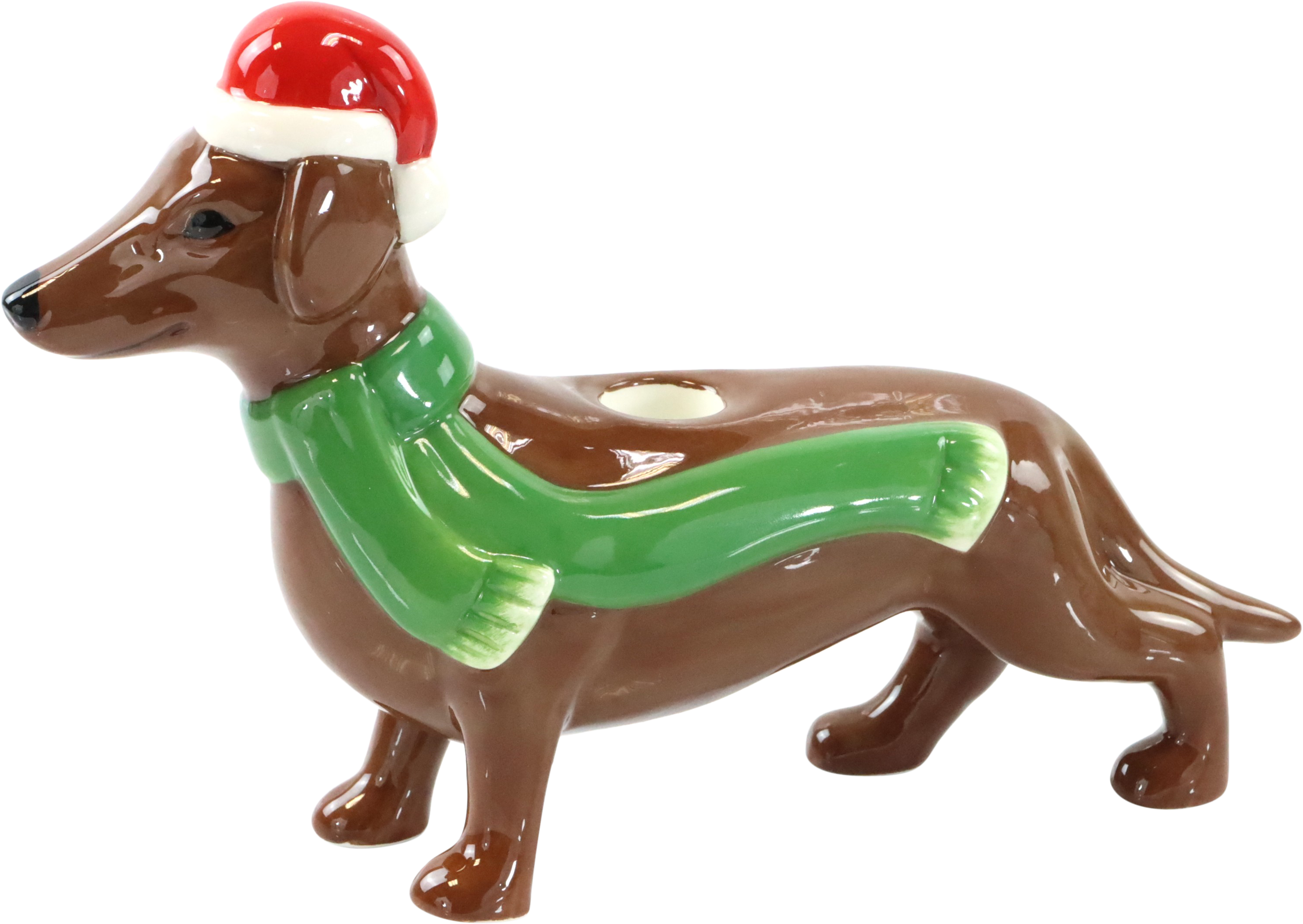 1230 CANDLE HOLDER JOLLY DOG