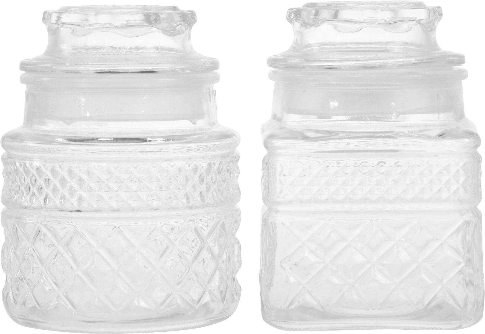 1618 GLASS JAR PLAISIR  S/2