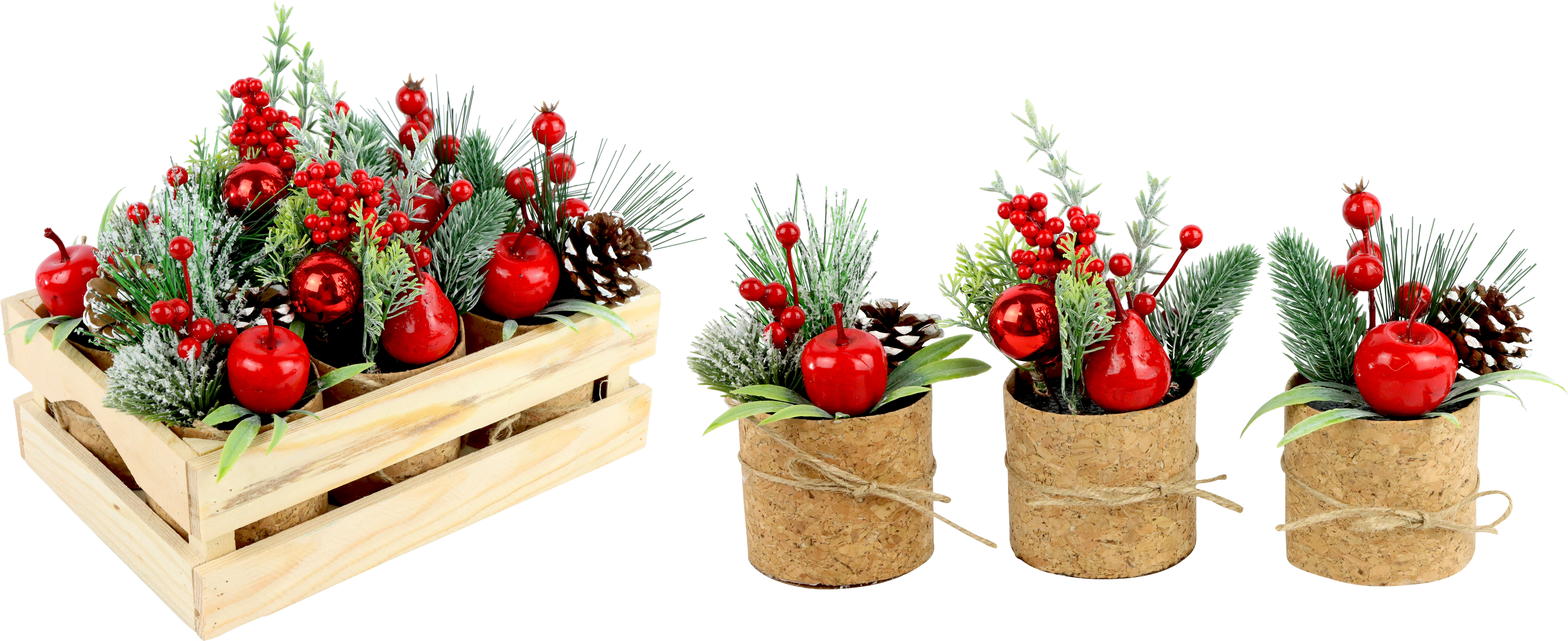1862 BOUQUETS CAISSE « CHRISTMAS » 6P