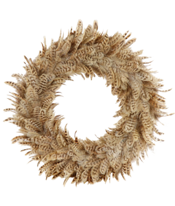 2361 FEATHER WREATH NATURAL