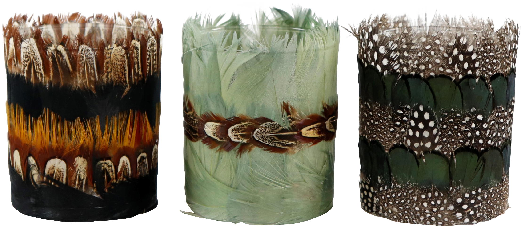 2369 PORTAVELAS  FEATHERS  S/3