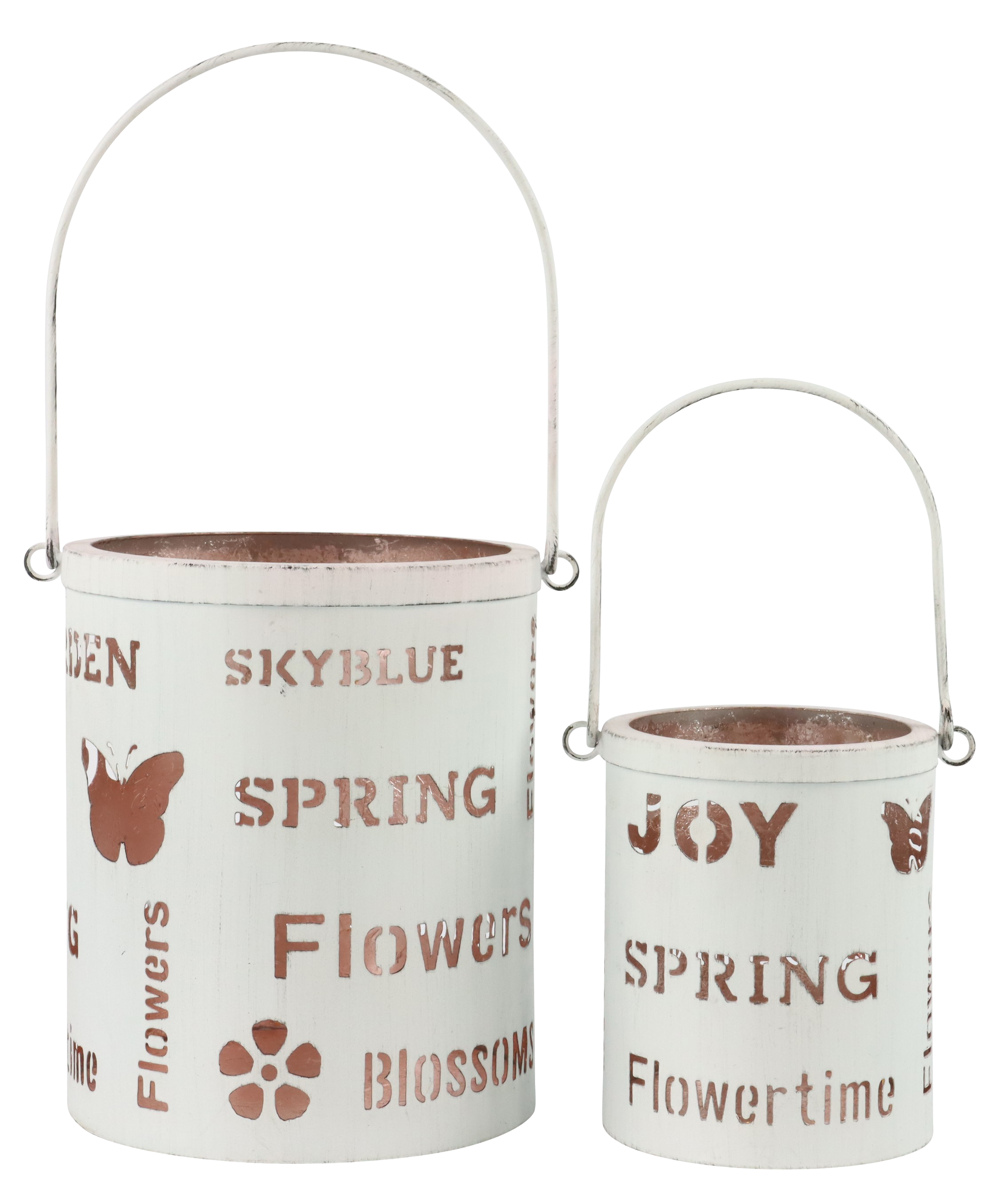 2811 LATERNES FLOWERS  2P