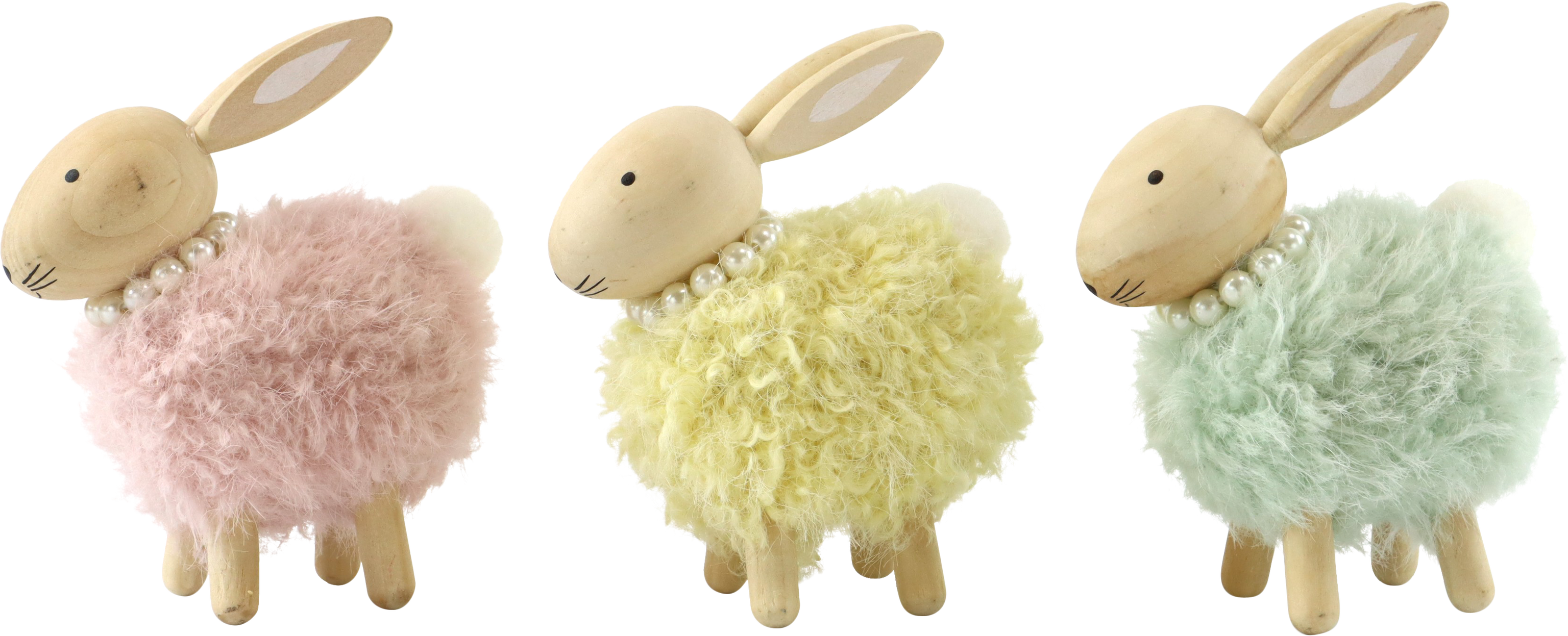 2836 FIG. LAPINS PASTEL BUNNY  3P