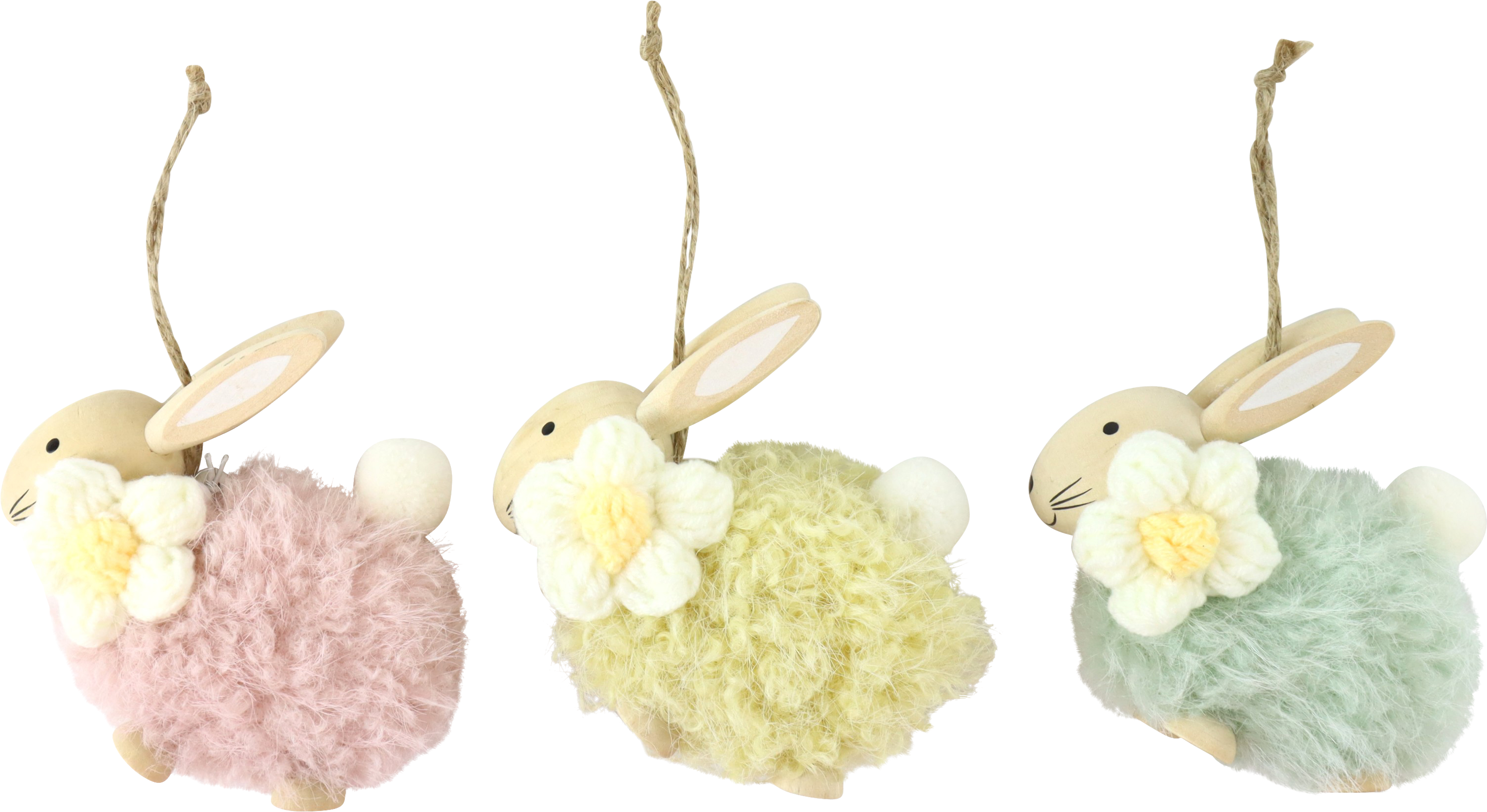 2845 SUSP. LAPINS PASTEL BUNNY  3P
