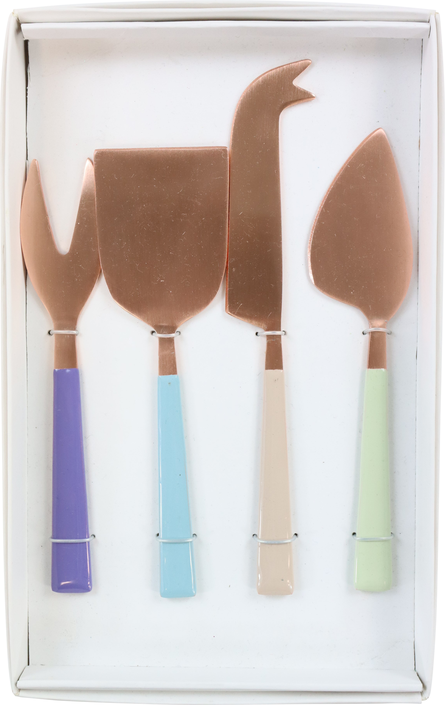 2852 CHEESE SET SWEET PASTEL  S/4