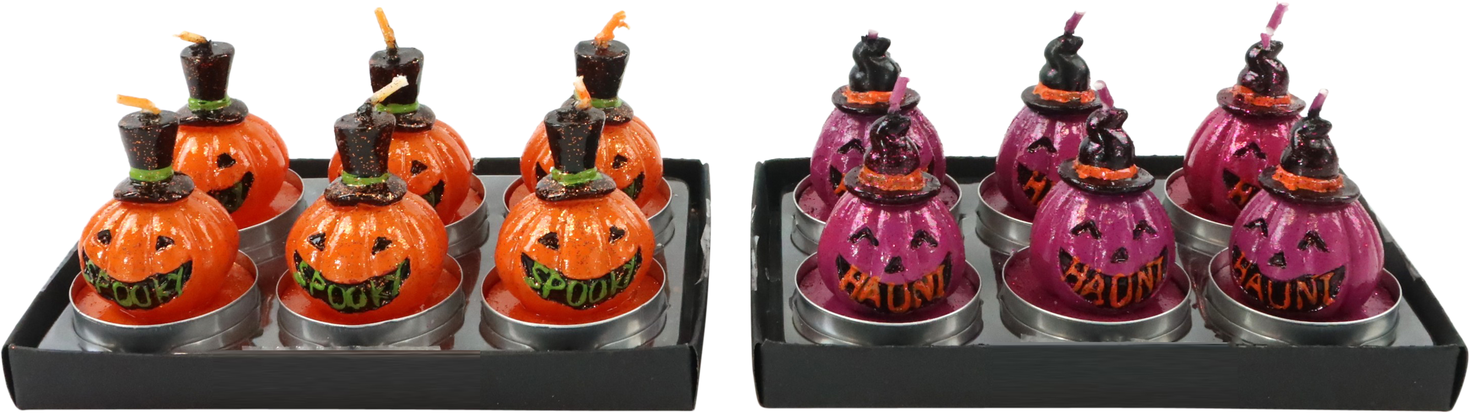 3001 TEELICHTER HAPPY HALLOWEEN  S/12