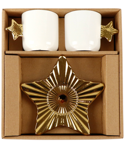 4319 SET ESPRESSO  GOLDEN STAR  2P