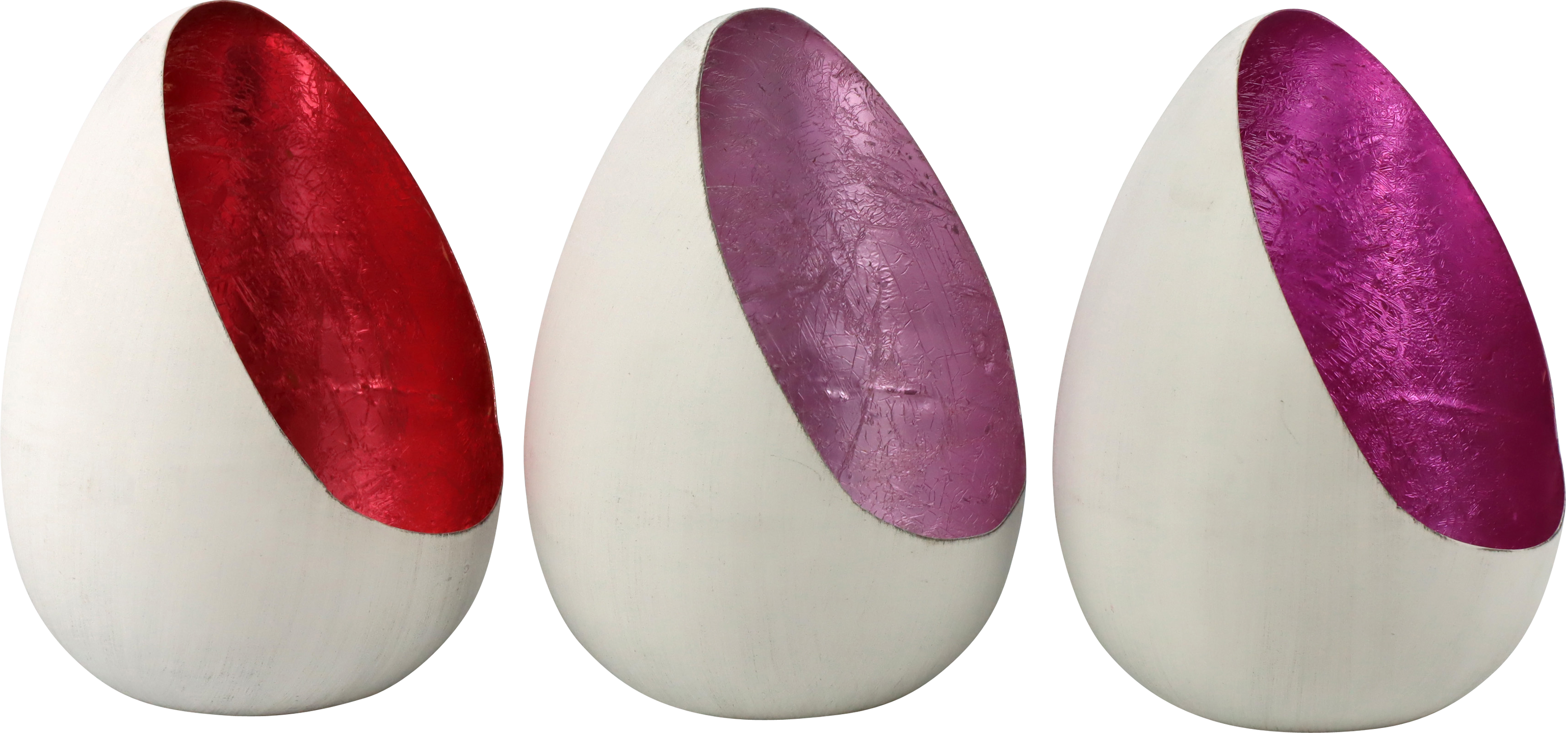 4580 WINDLICHTER SHINY EGGS  S/3