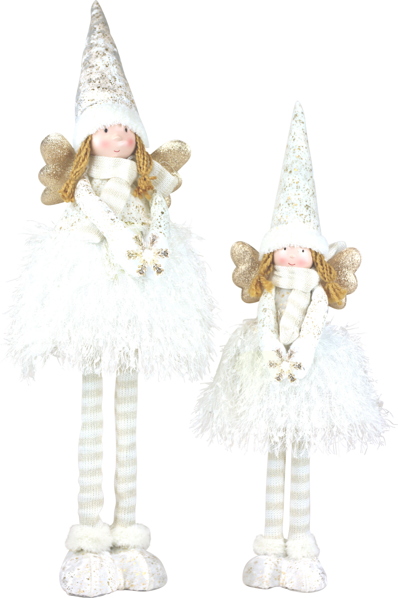 4634 LED-ANGELS CELESTE  S/2