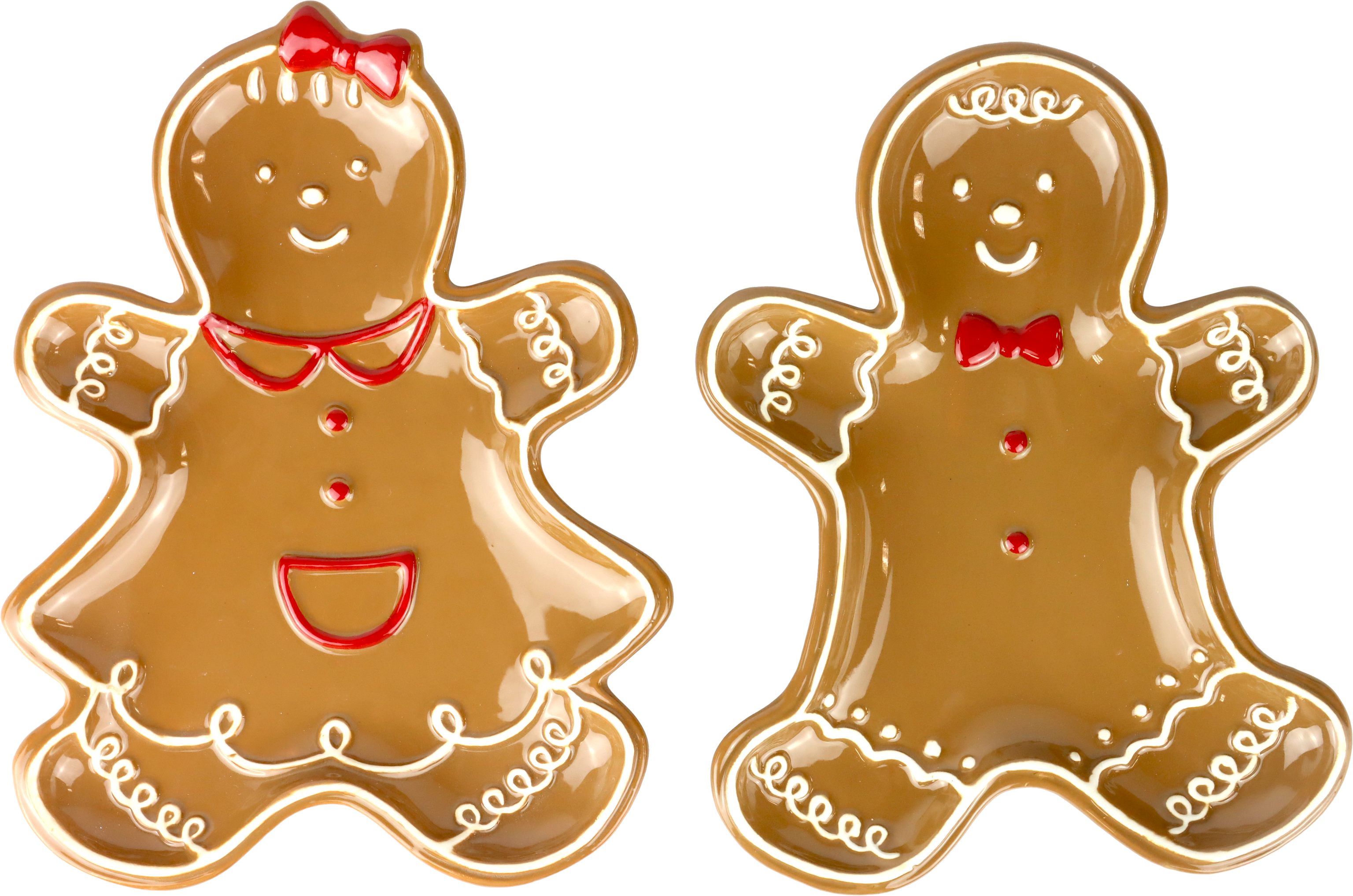 4874 PIATTI GINGERBREAD  2PZ