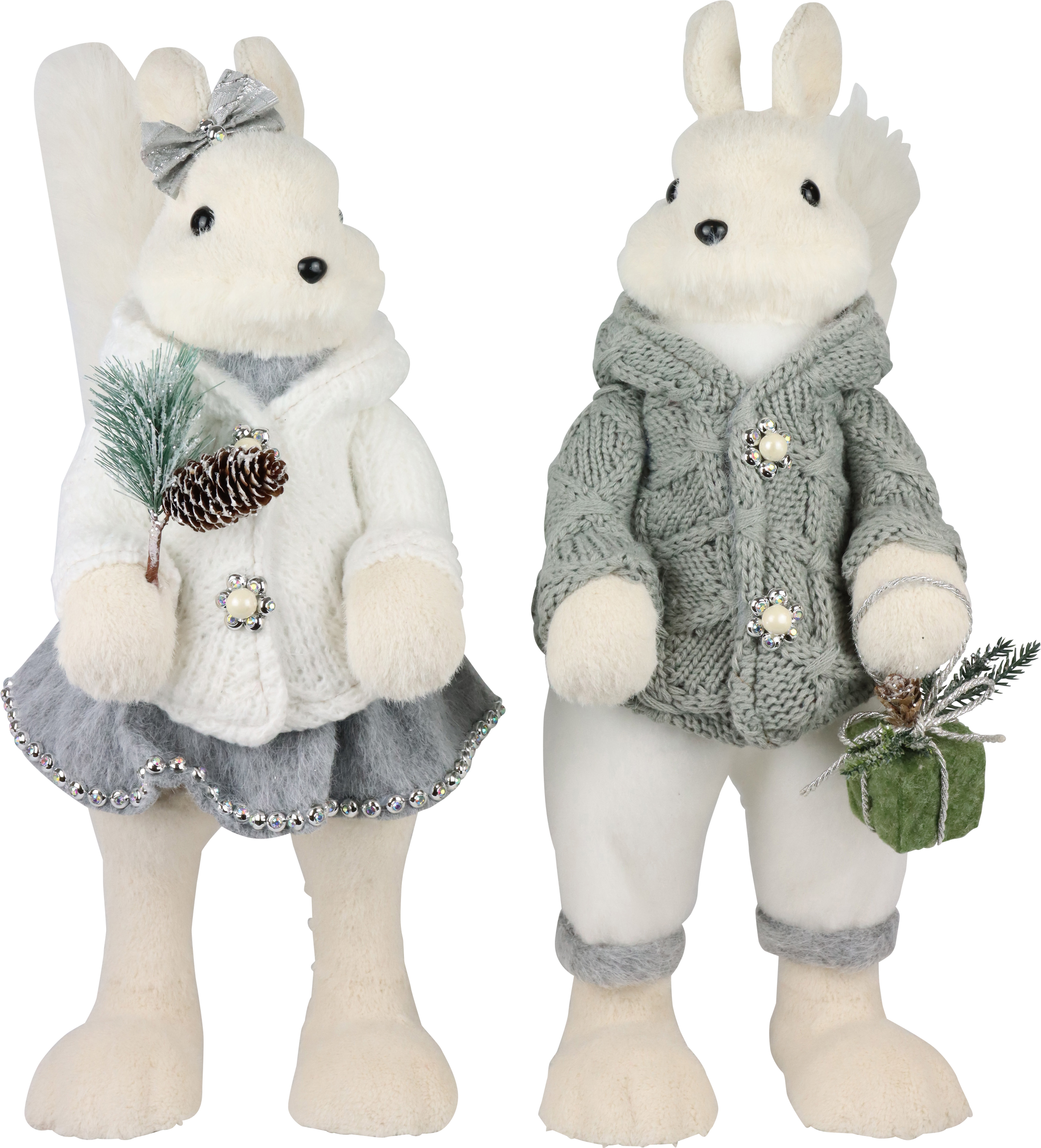 5053 BOUCLES DE CHÊNE FROSTY TAILS  2P