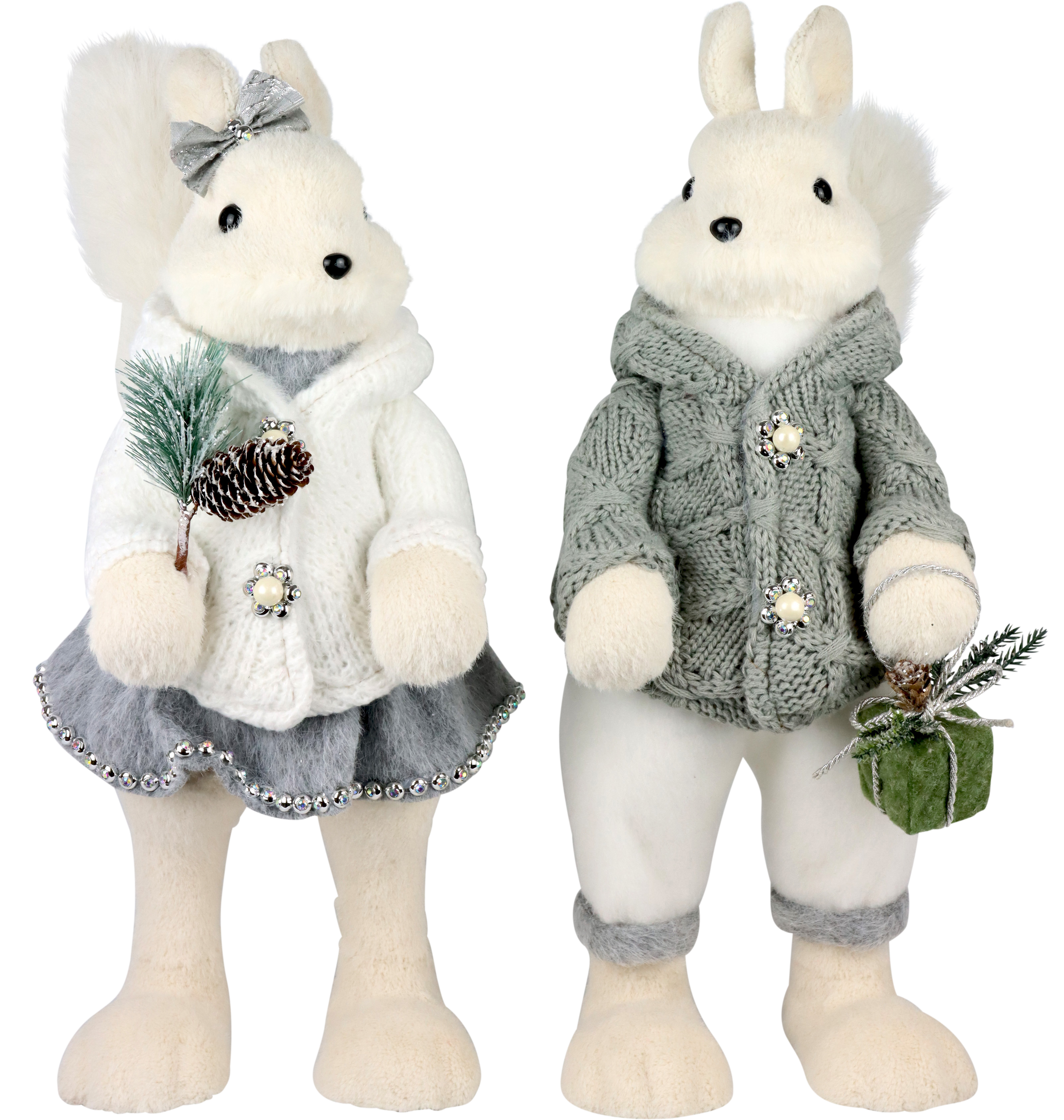 5055 BOUCLES DE CHÊNE FROSTY TAILS  2P