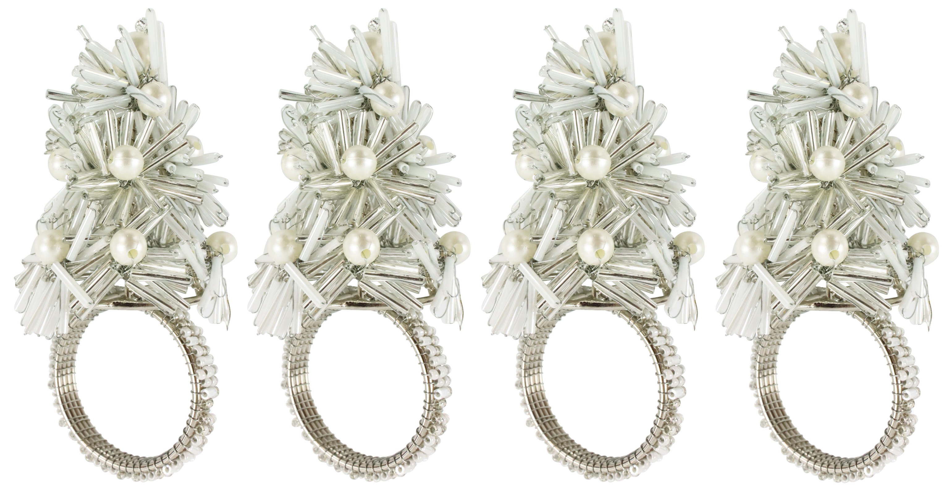 5127 NAPKINRINGS WEIHNACHTSBAUM  S/4