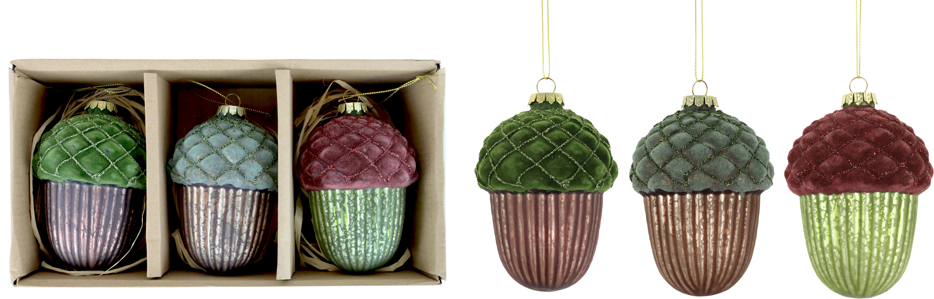 5267 DECORI VETRO  GREEN OAK  3PZ