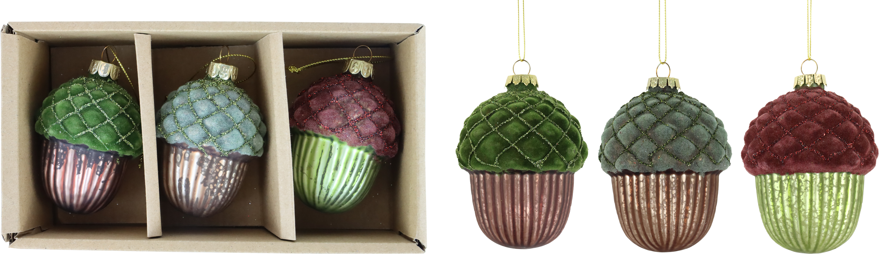 5277 DECORI VETRO  GREEN OAK  3PZ