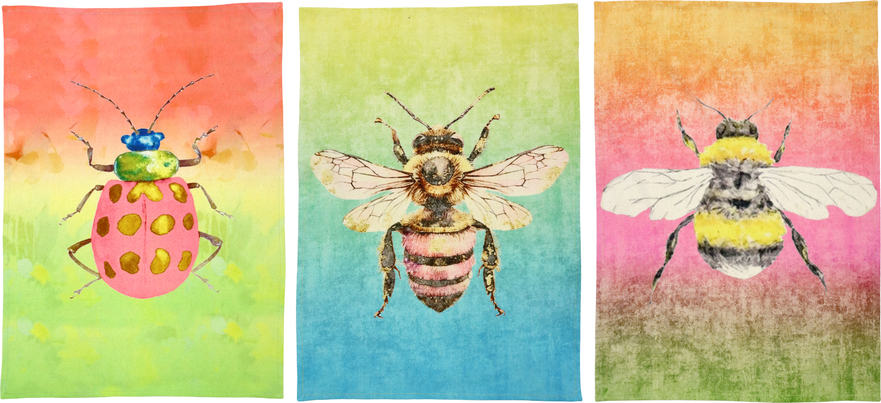 5302 TORCHONS DE CUISINE  BUSY BE.. 3P