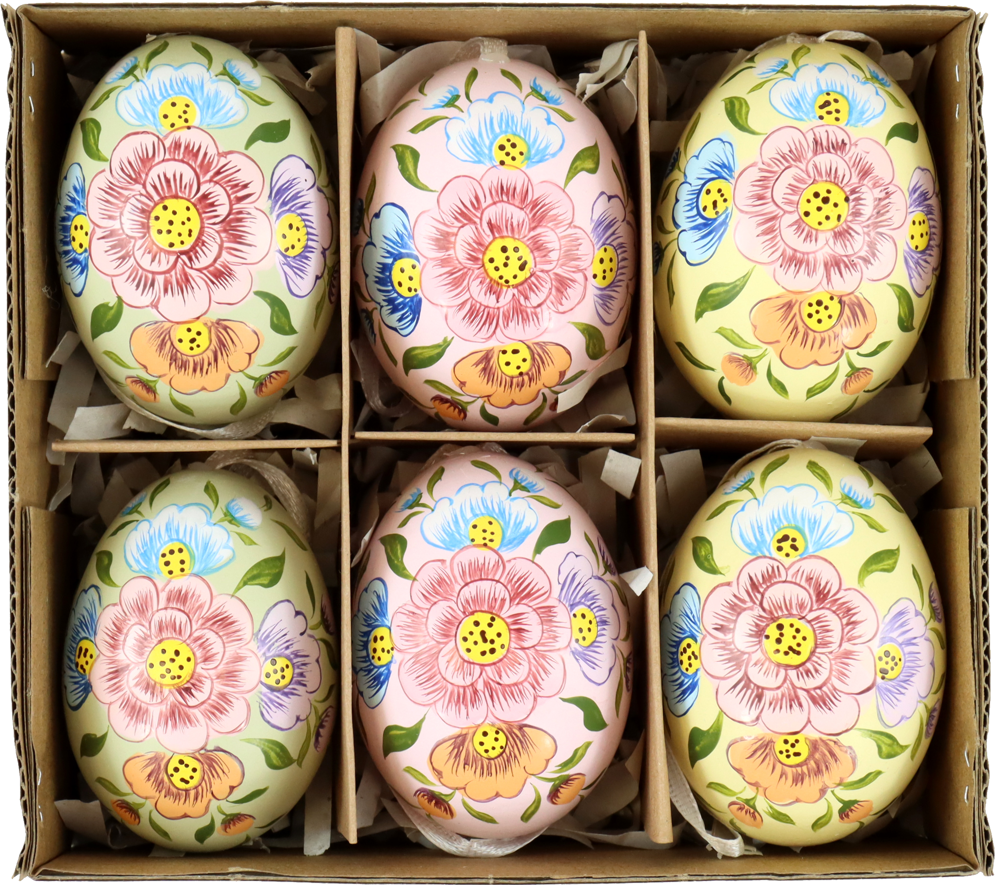 5329 EIERKISTE FOLK BLOOM  S/6