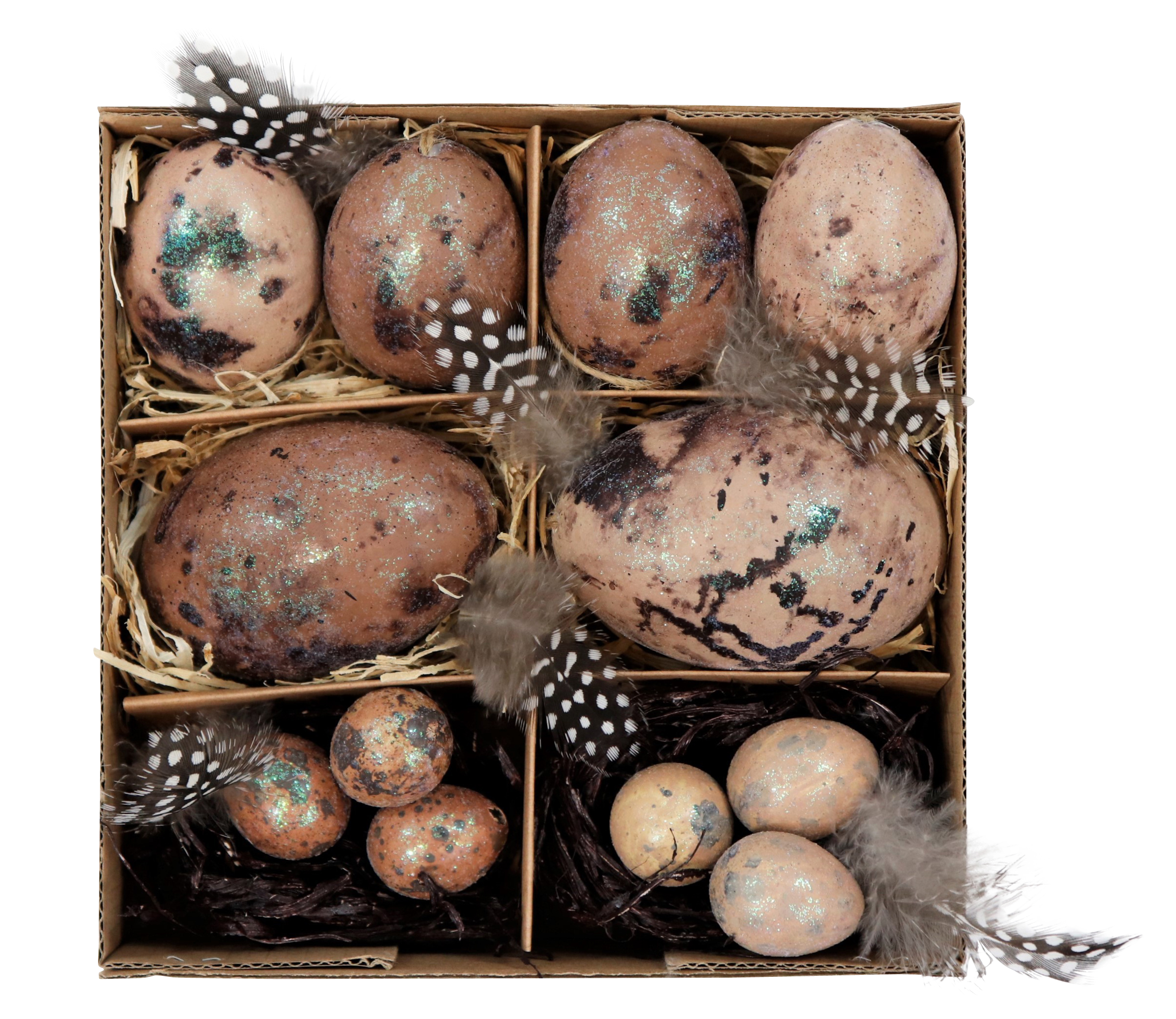 5422 SET HUEVOS  NATURAL BROWN  S/12