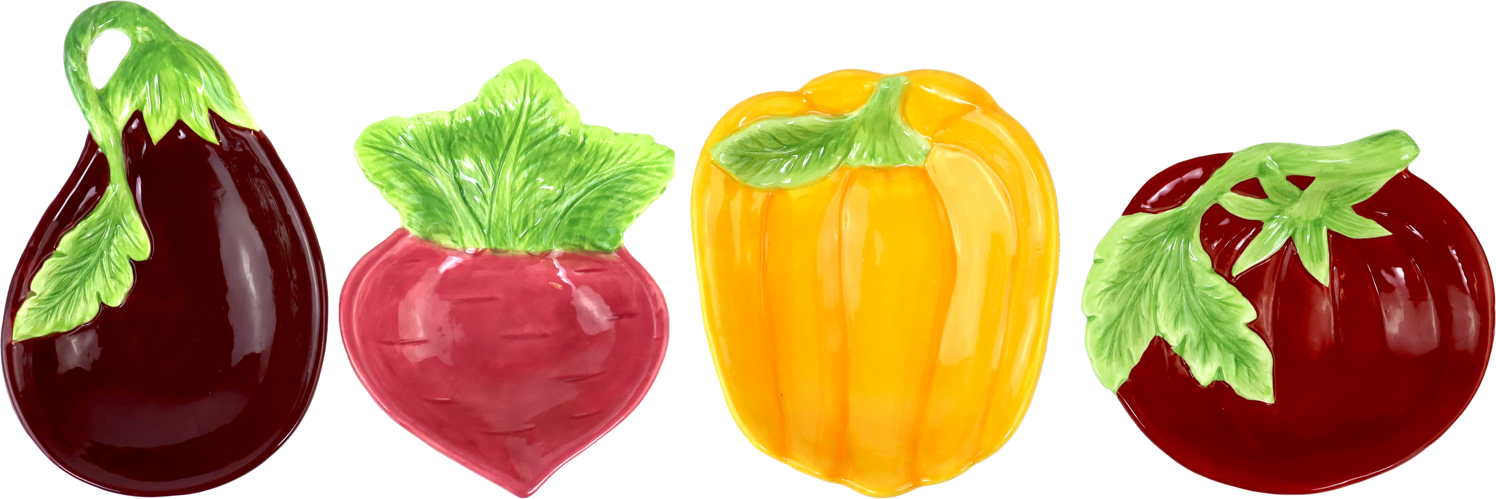 5474 KERAMIKSCHALEN VEGGIE VIBES  S/4