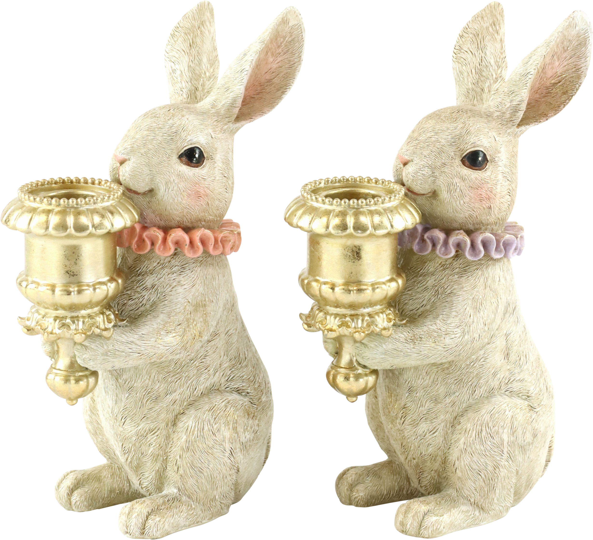 5496 BOUGEOIR LAPIN BUNNYVILLE  2P