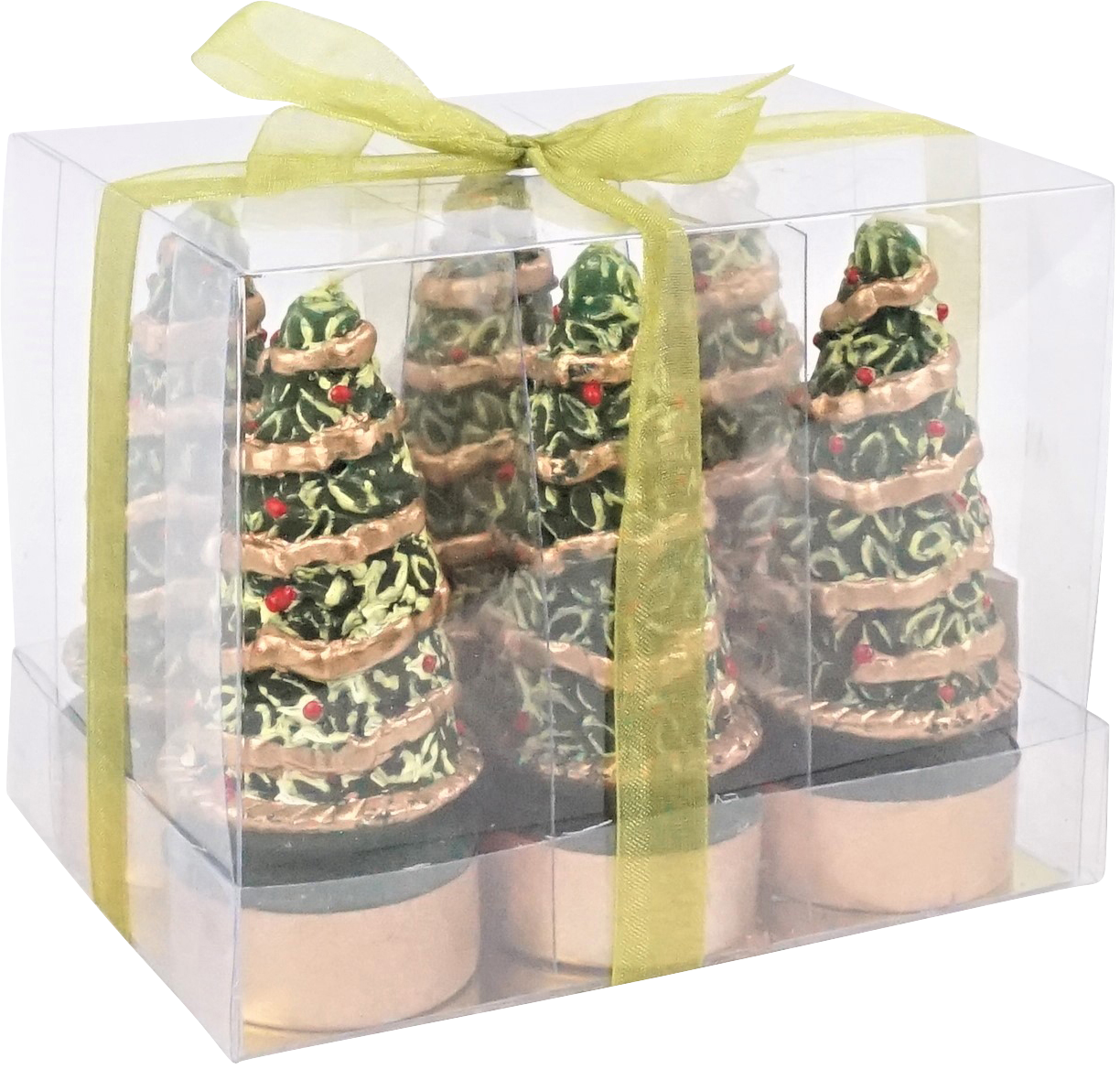 5654 BOUGIE  SAPIN DE NOEL  6P