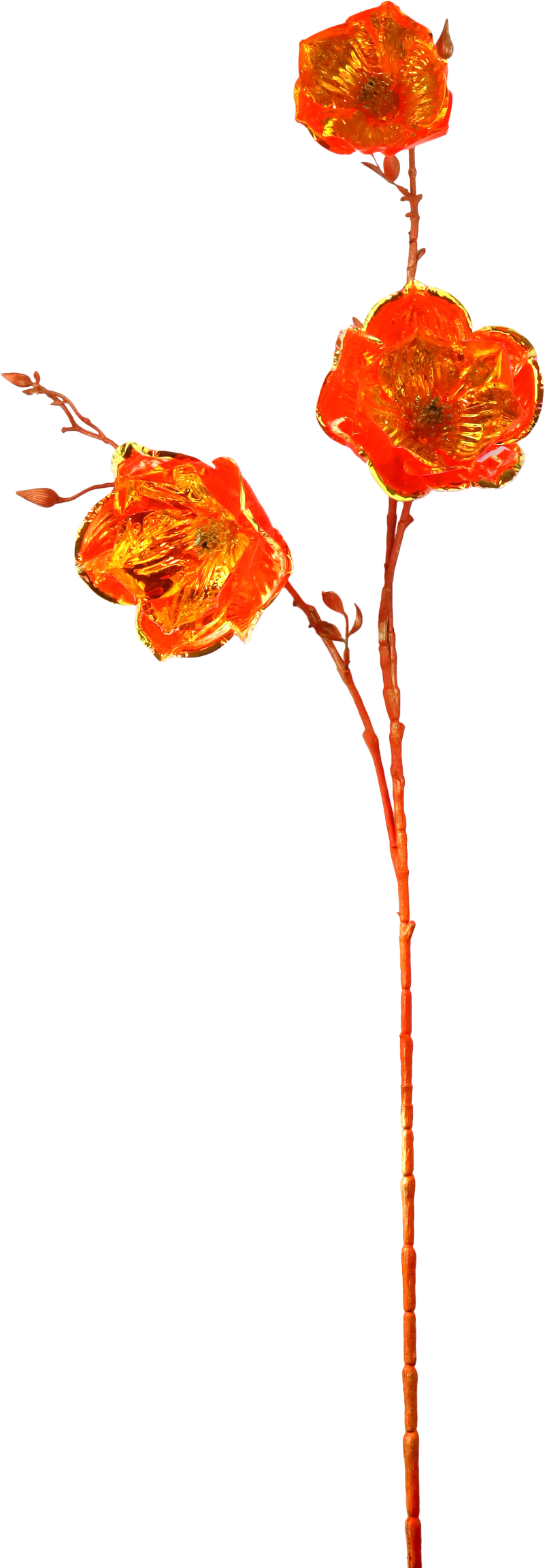 5803 FLOWER FLORA LUXE  ORANGE