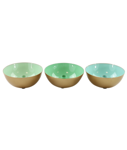5813 CANDLE BOWLS DELUXE  S/3