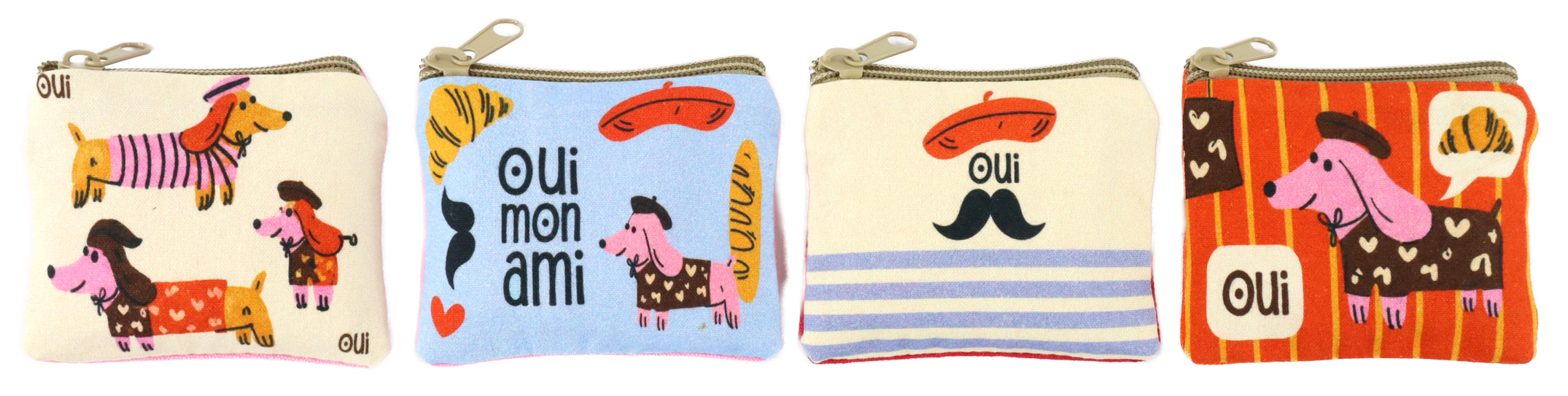 5853 POUCHES AMI LONGCHIEN  S/4