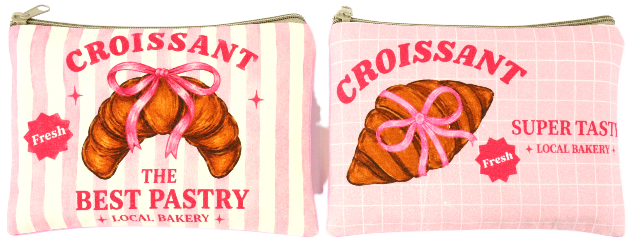 5876 POUCHES CROISSANT CLUB  S/2