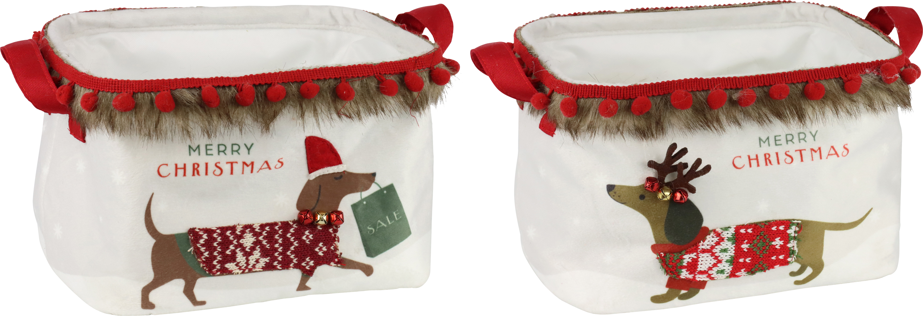 6198 CESTINI MERRY CHRISTMAS  2PZ