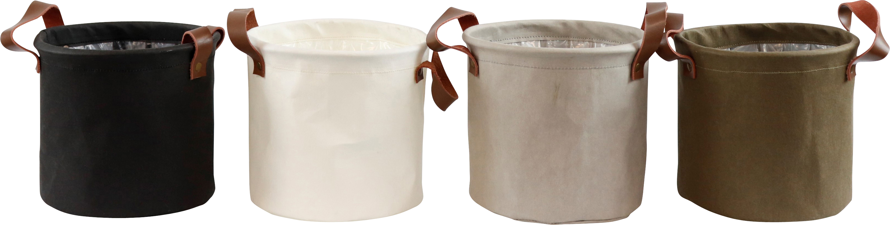 6425 CESTINI CON MANICO  LEAFY  4PZ