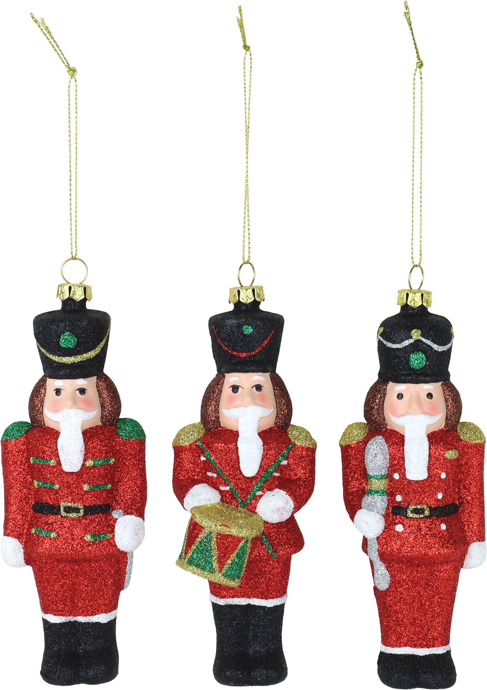 6523 PENDENTIFS DÉCO « SOLDATS » 3P