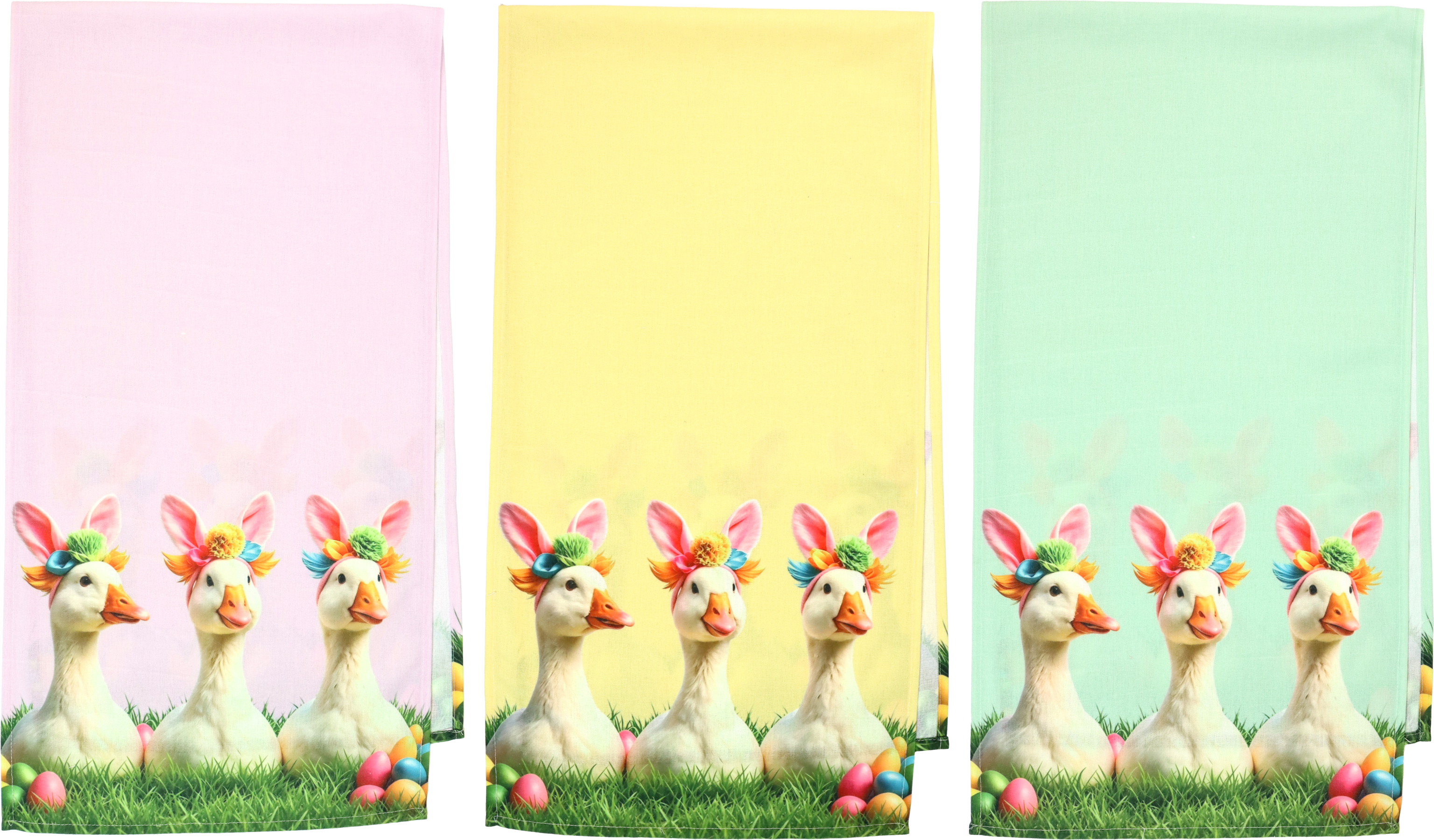 6672 TABLERUNNER BUNNY GOOSE 40X150 S/3