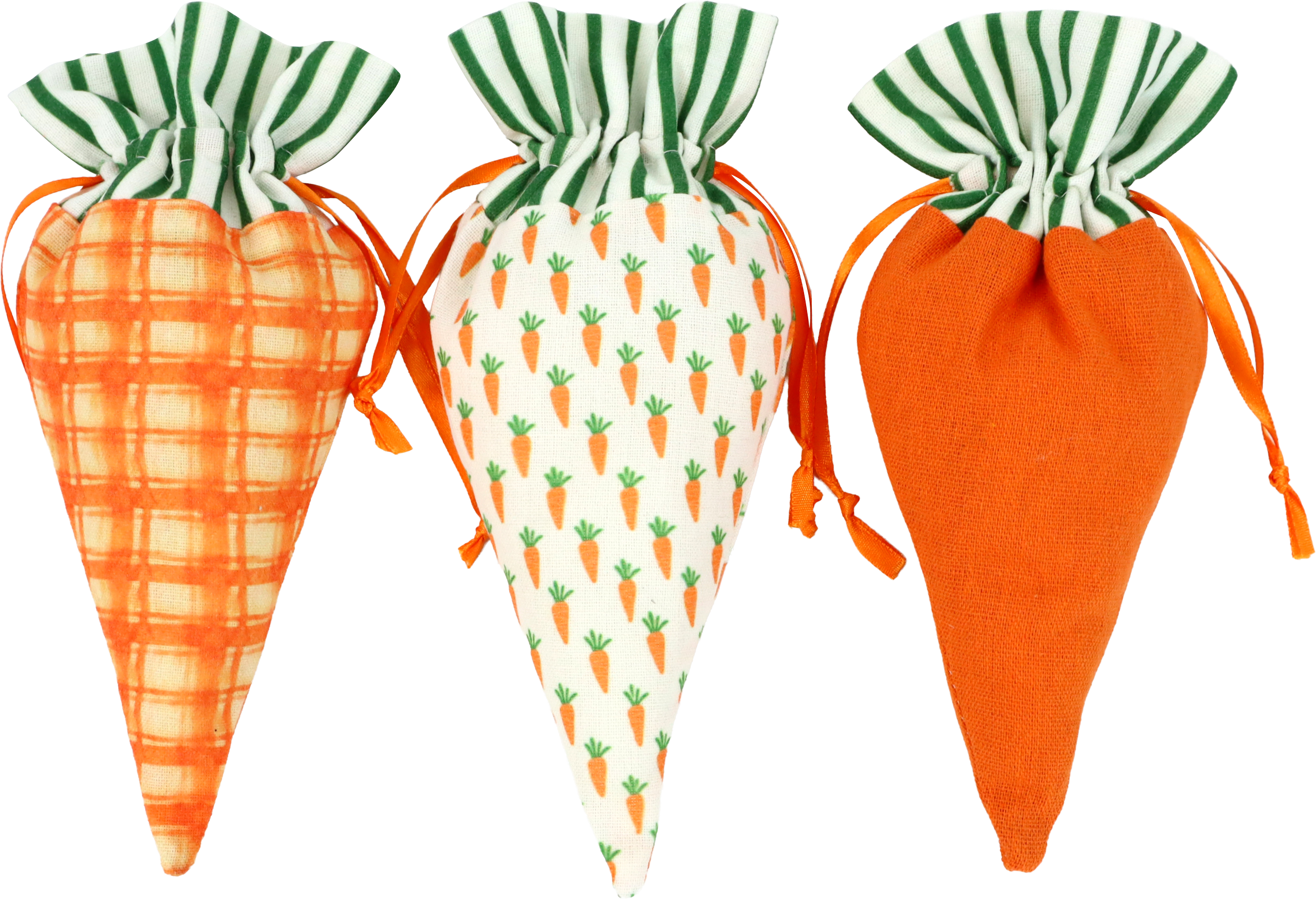 6686 BEUTEL HAPPY CARROT  S/3