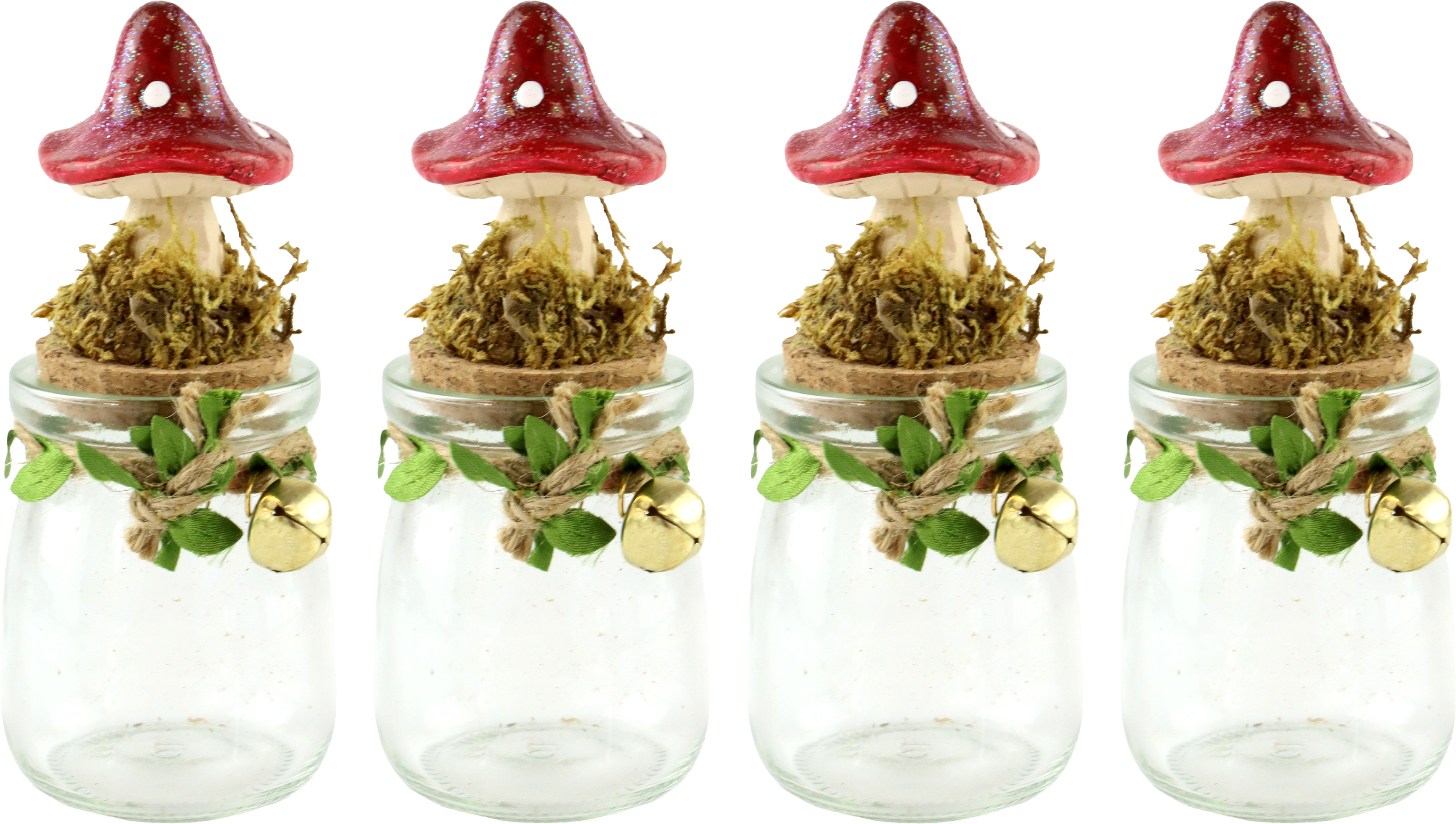 6970 LATAS DE VIDRIO GLÜCKSPILZ  S/4