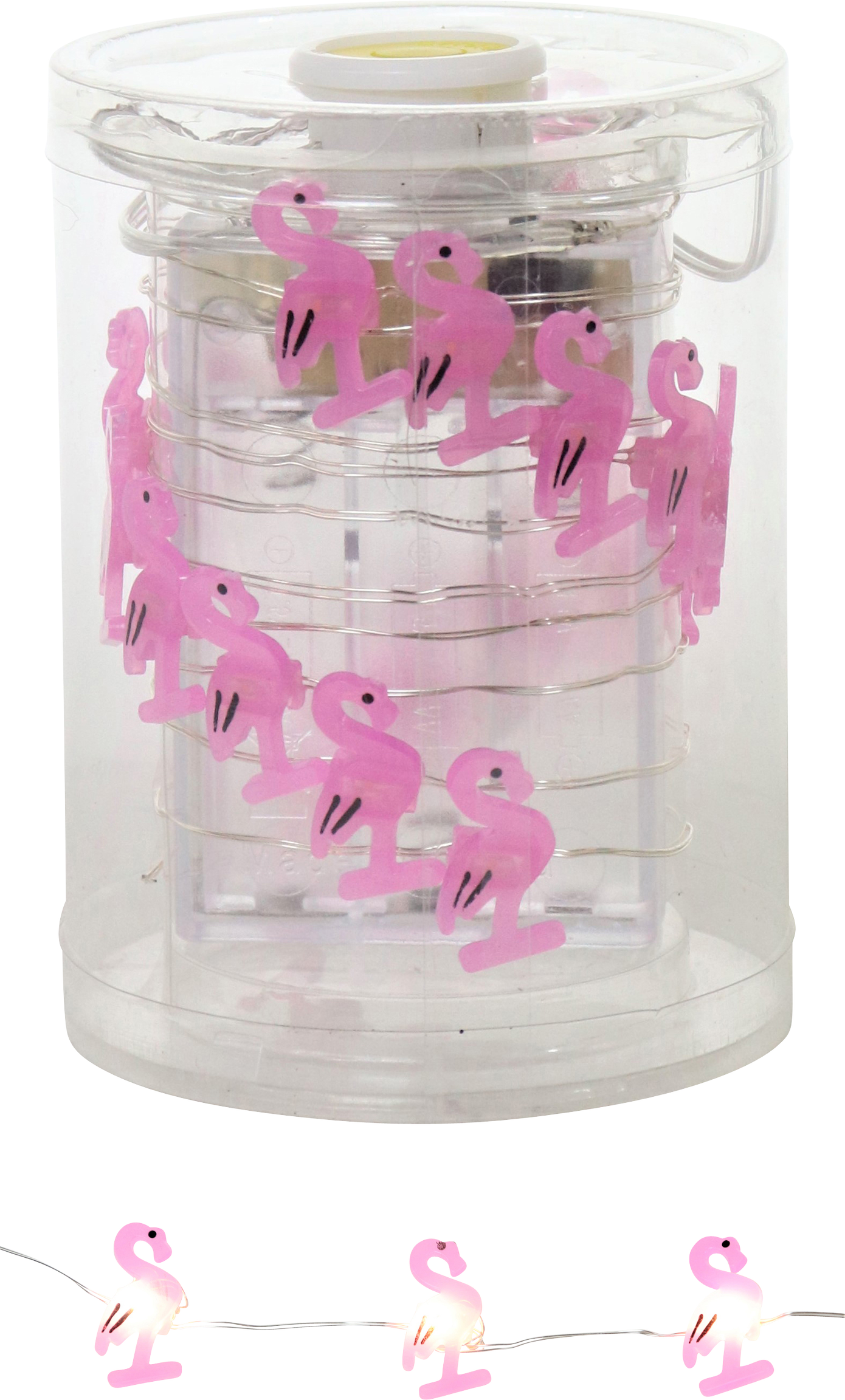 6975 LED-GARLAND FLAMINGO