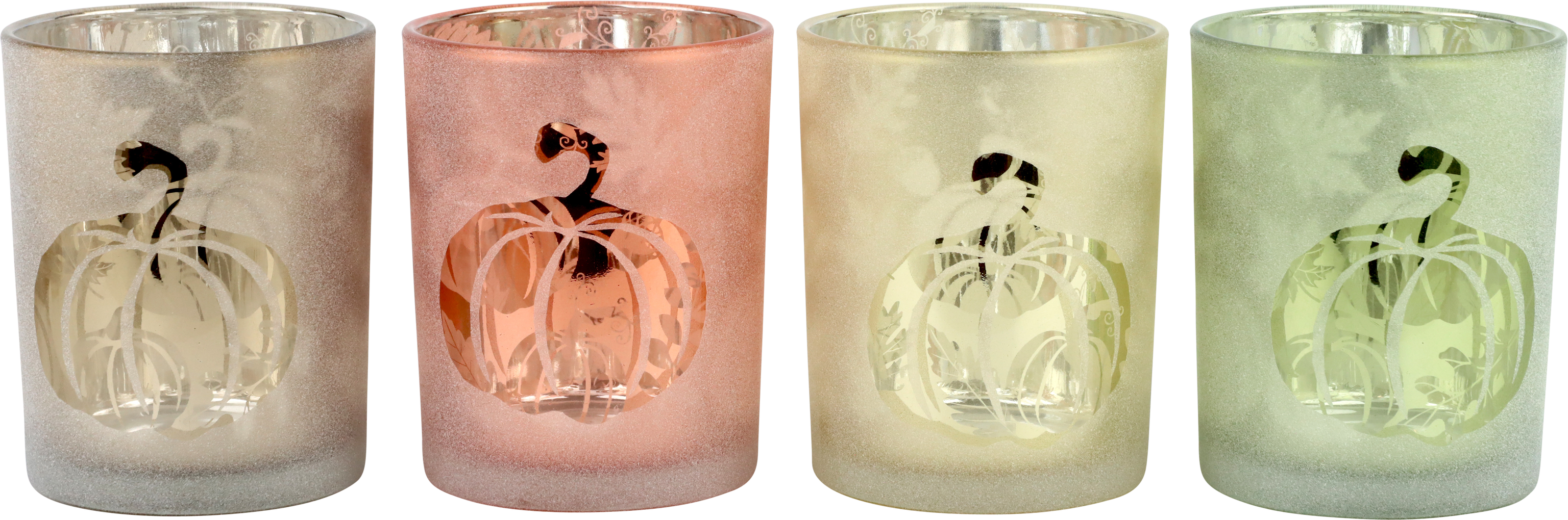 6990 VOTIVES SPICY PUMKIN  S/4