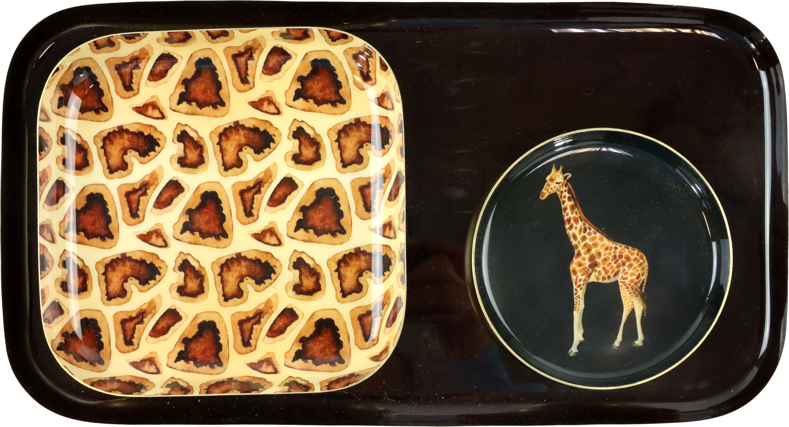 7021 TRAY-ENSEMBLE GIRAFF  S/3