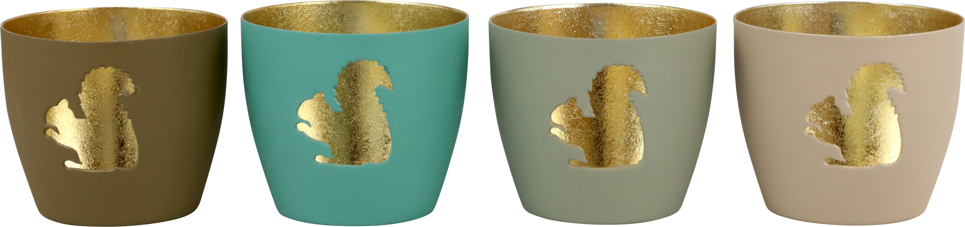 7630 LANTERNE SQUIRRELS  4PZ