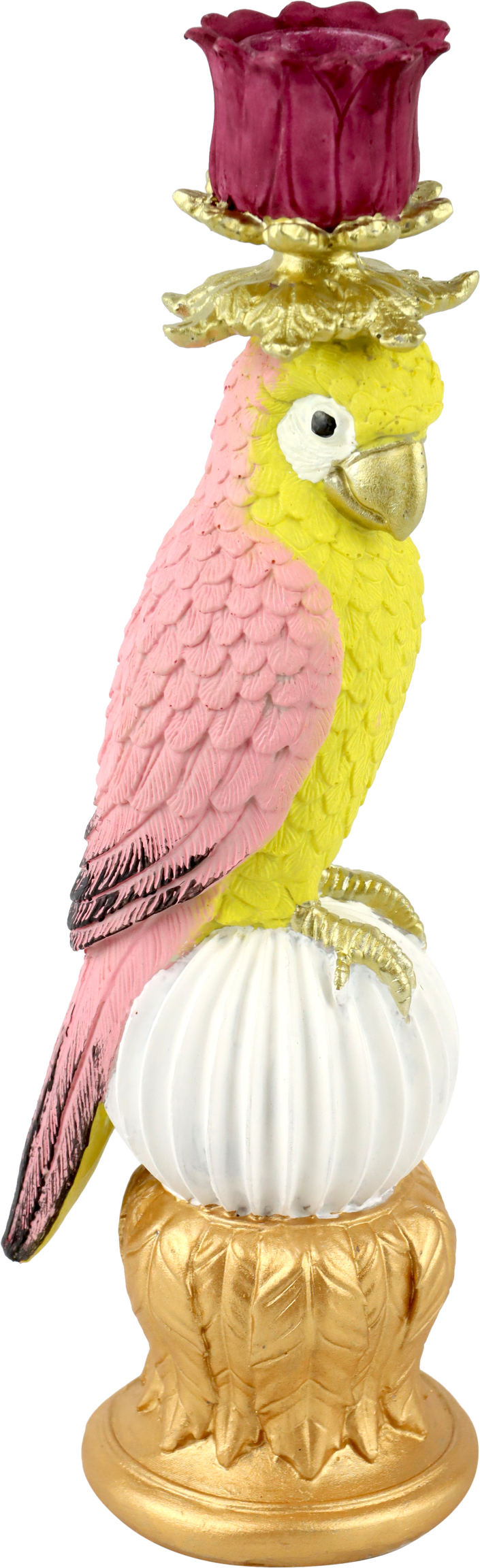 7966 CANDLEHOLDER PARADISE PARROT