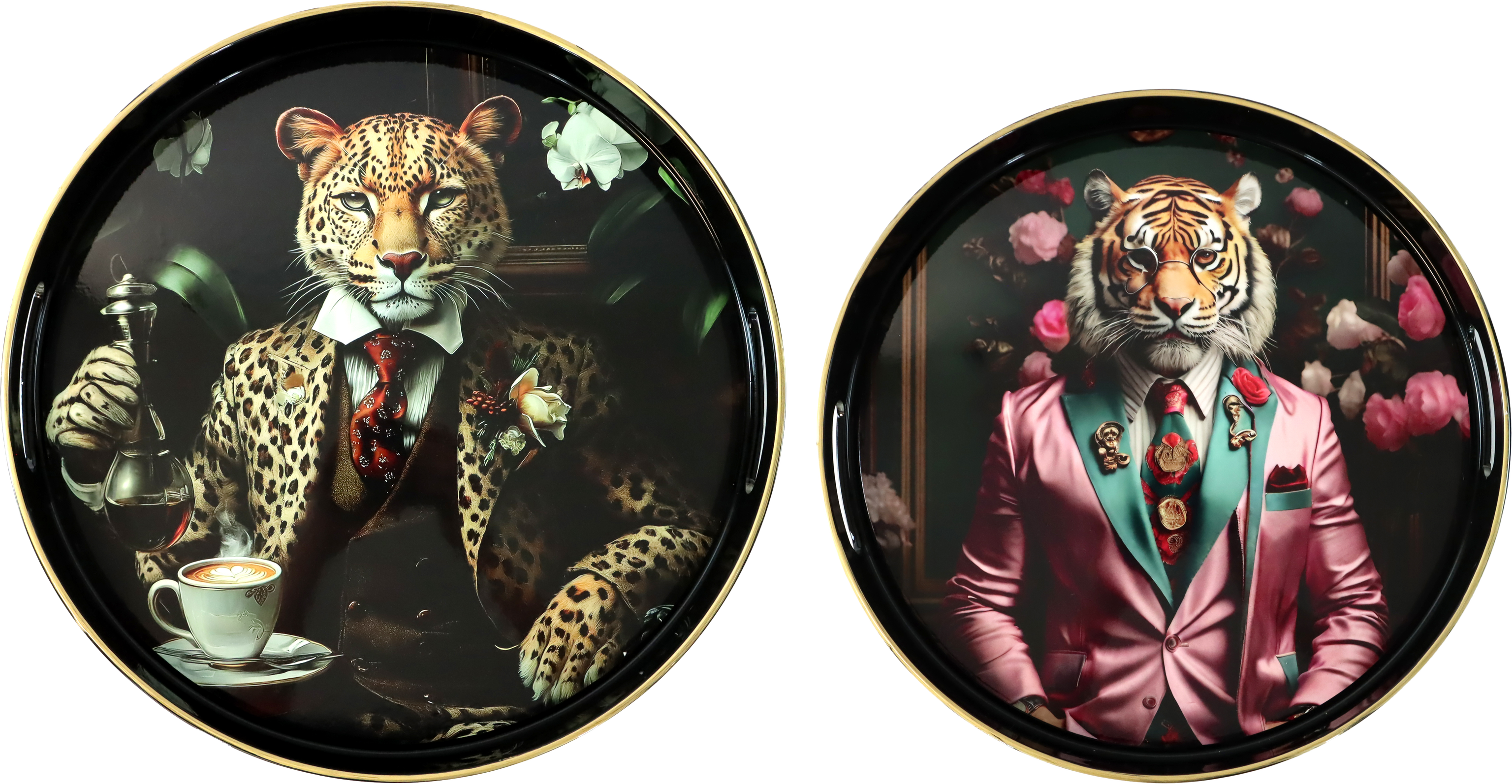 8005 TRAYS MAISON ANIMALE  S/2
