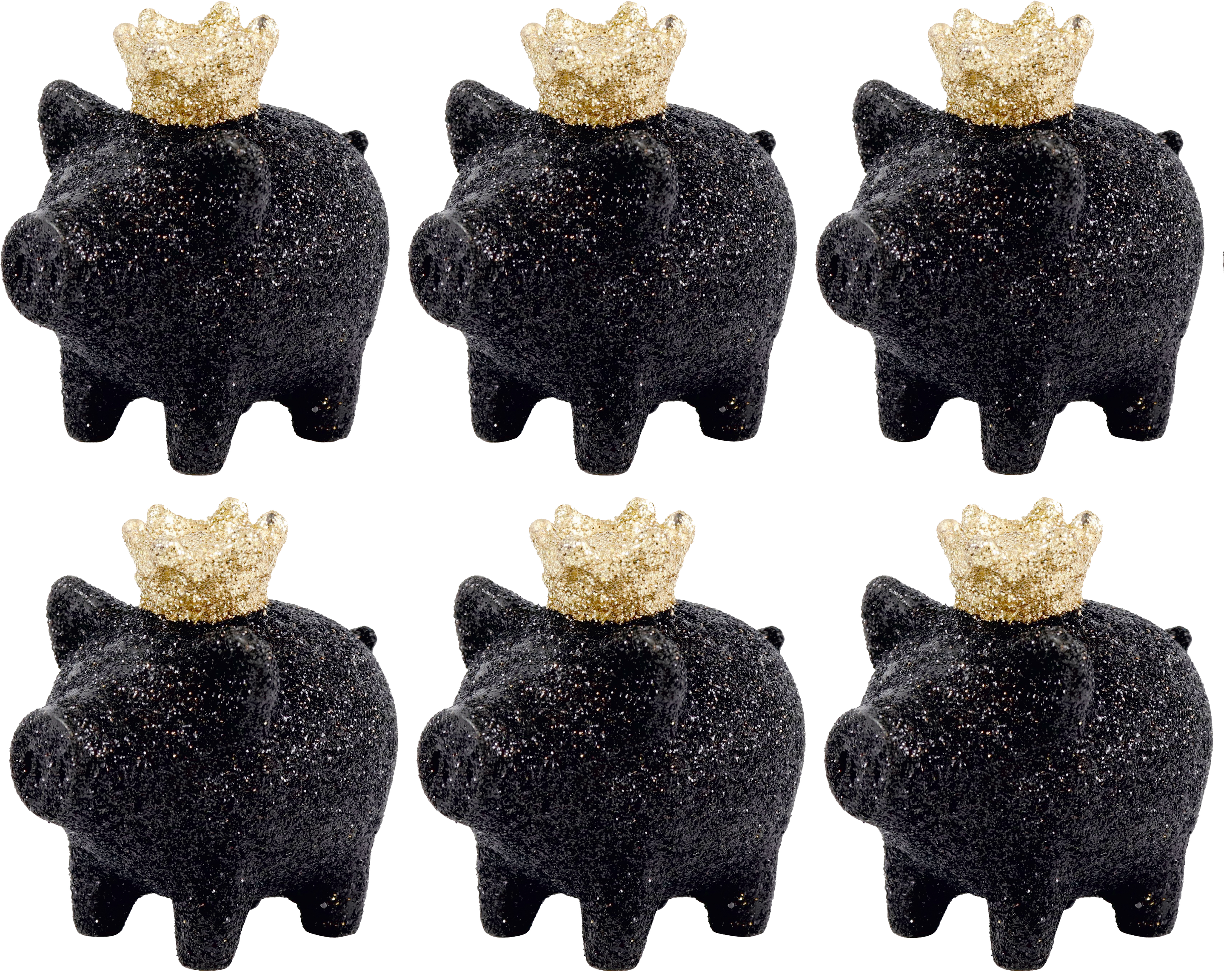 8030 FIGURES BLACKY PIGS  S/6