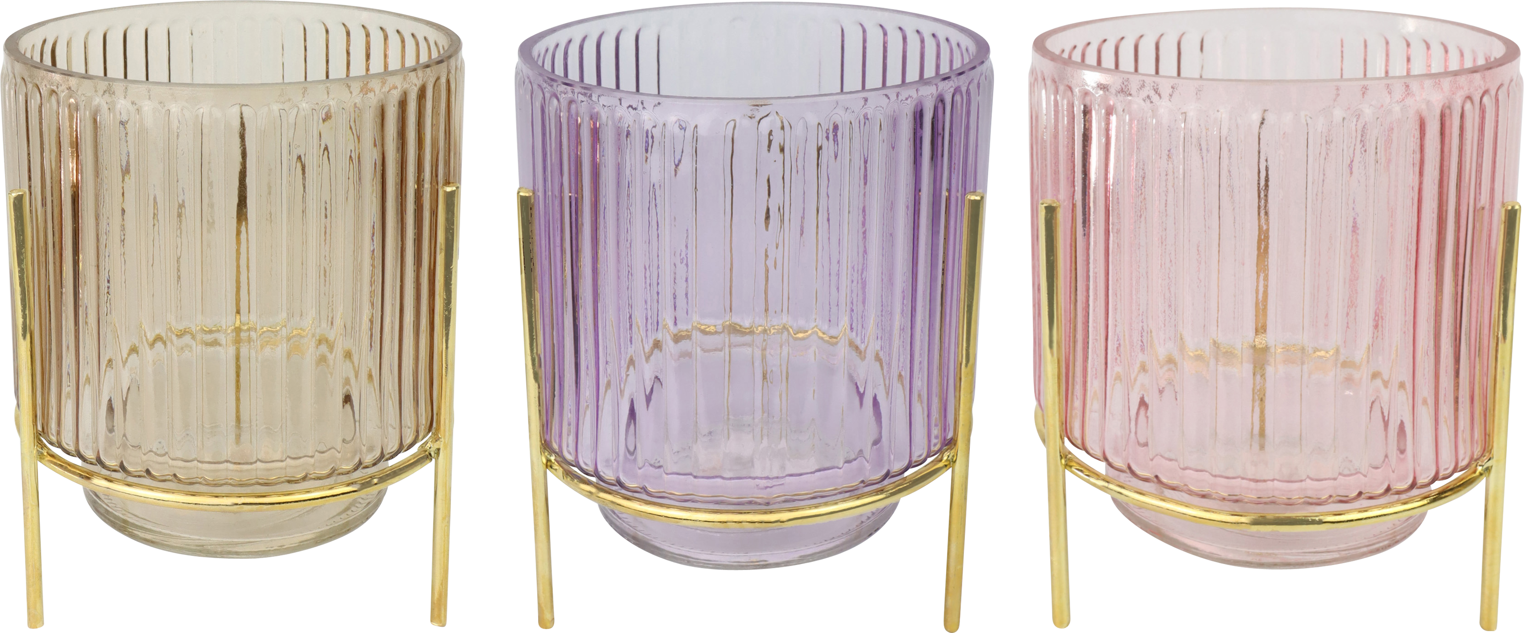 8116 FAROLES SOBRE SOPORTE  BERRY  S/3