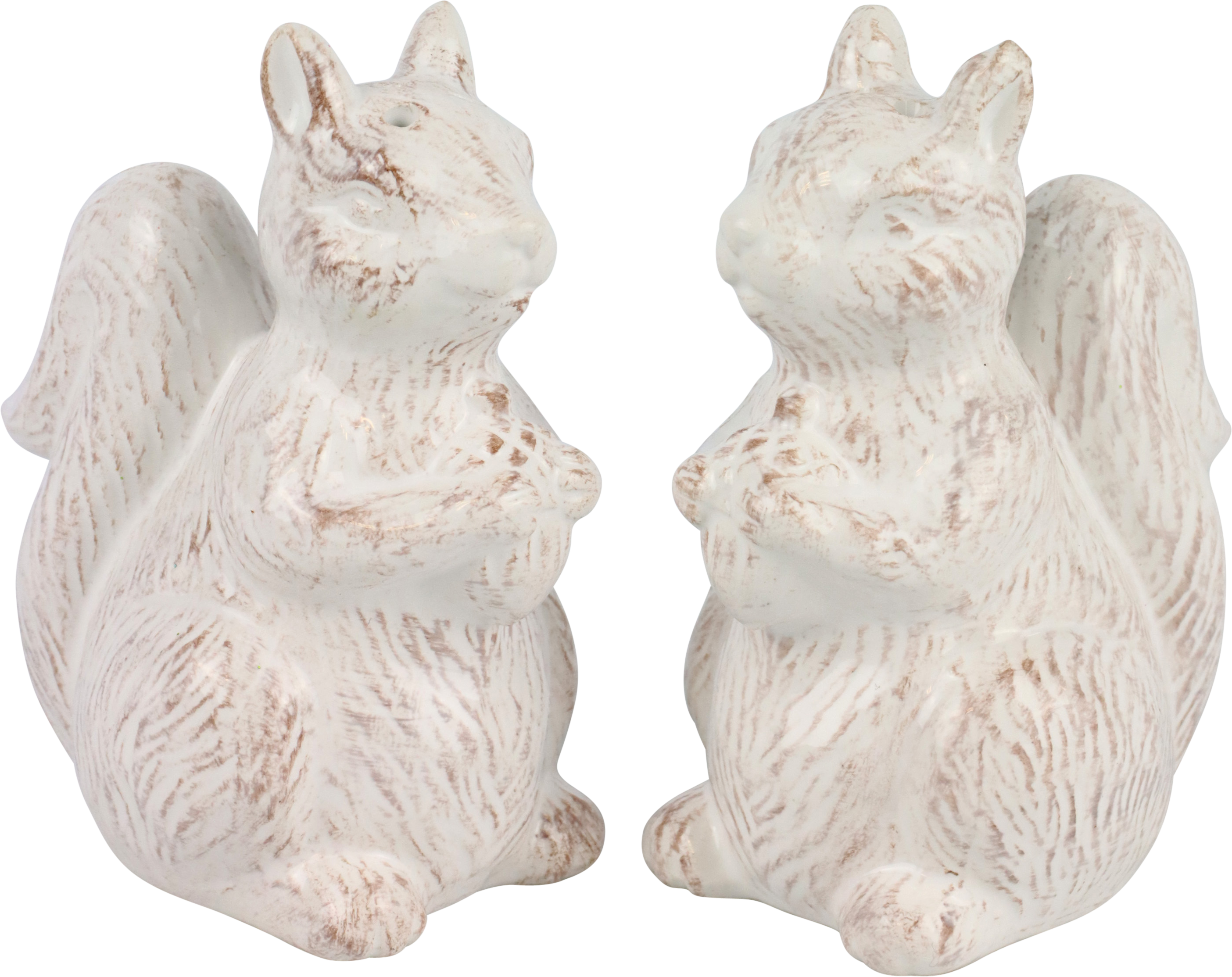 8202 SALT&amp;PEPPER SASSY SQUIRREL  S/2