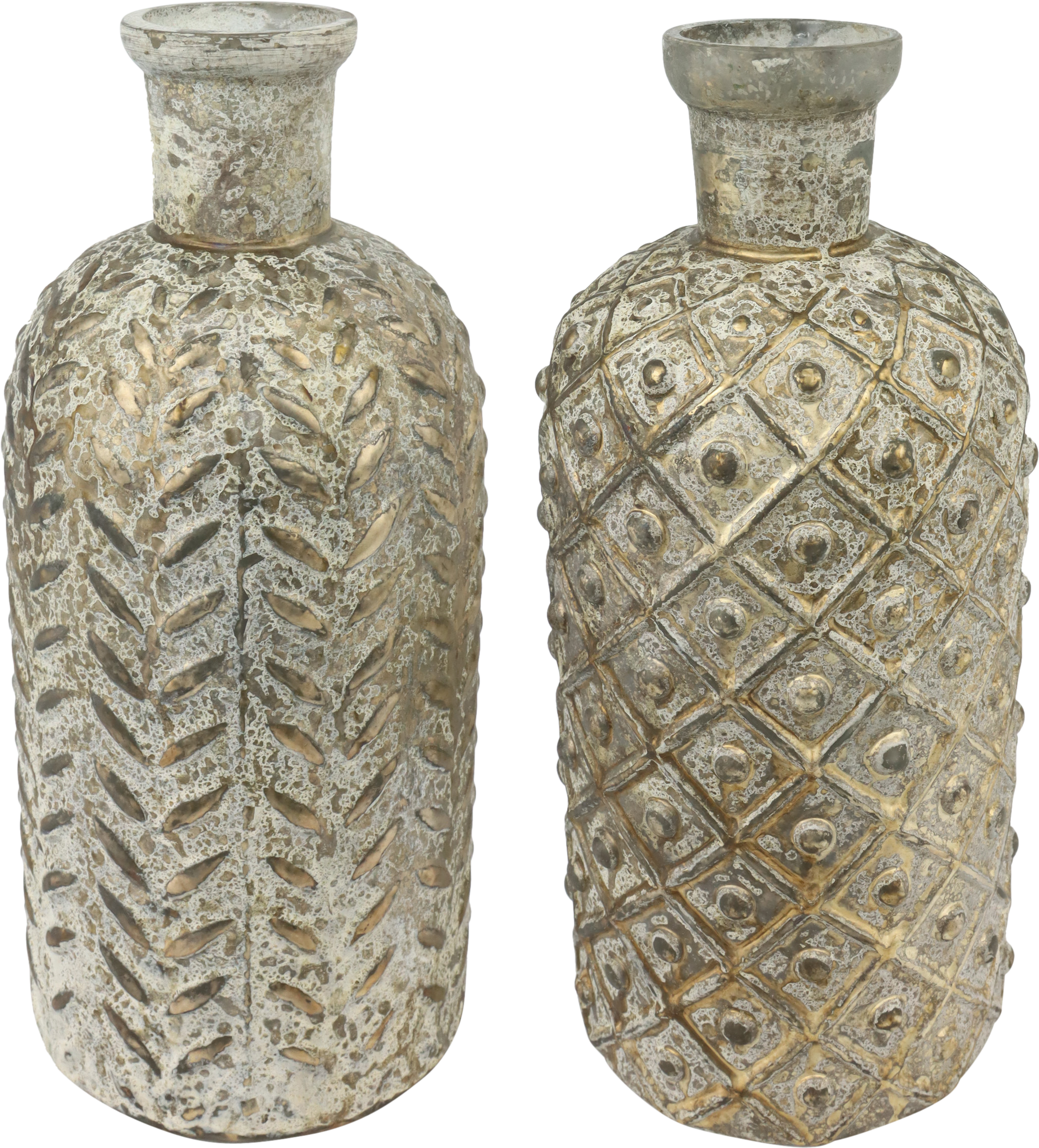 8361 BOTTLE VASES LOIRE  S/2
