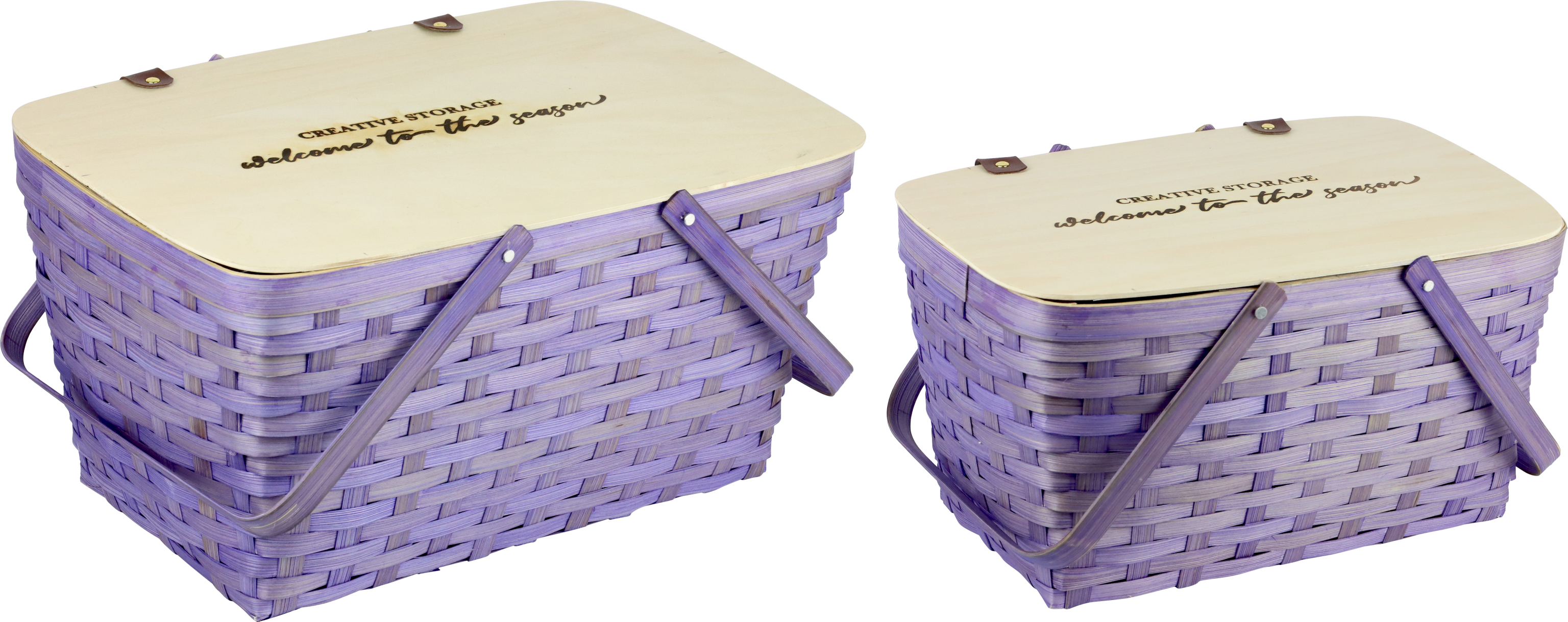 8453 LIDBASKETS STORAGE  S/2