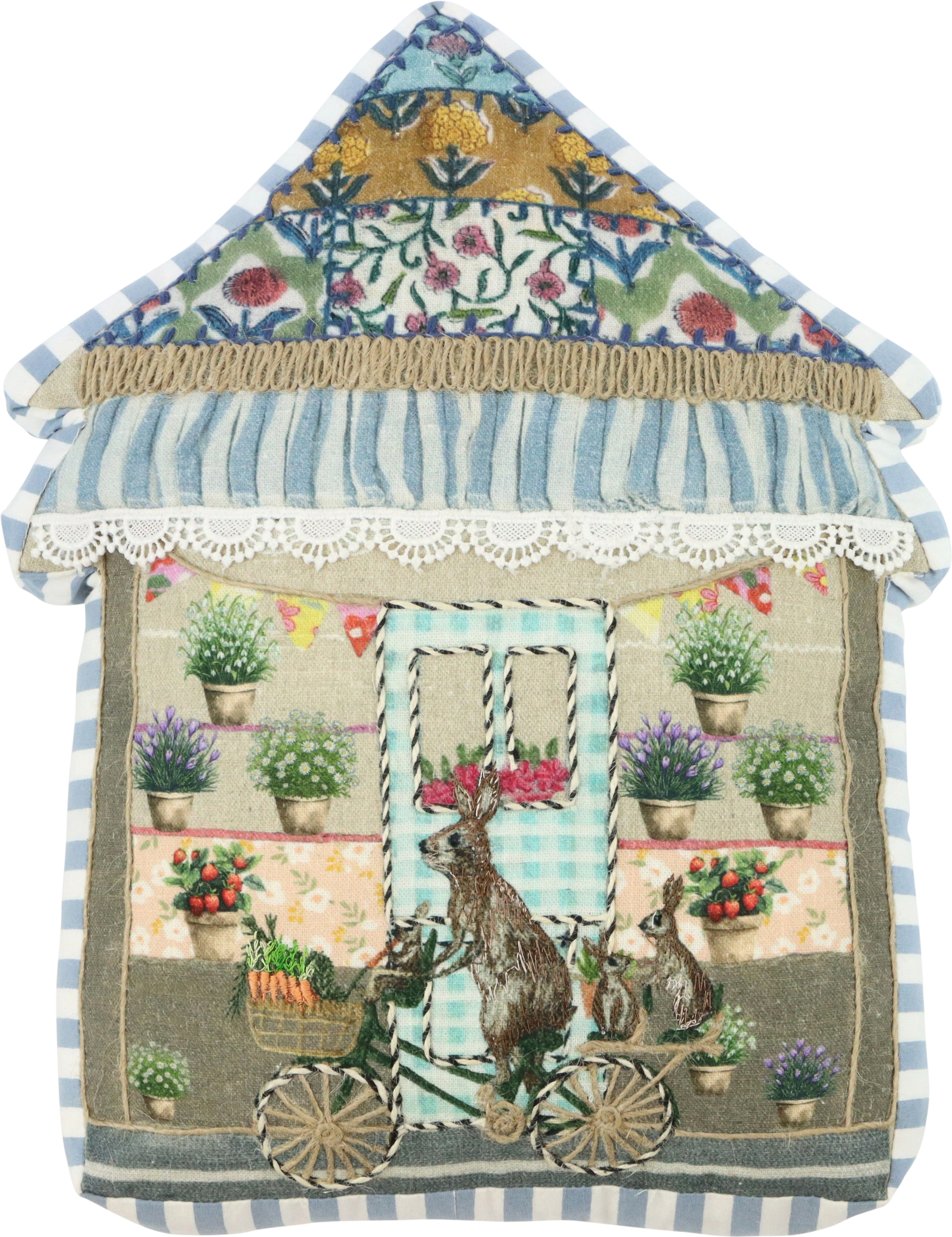 8479 HOUSECUSHION COTTAGE CHARM