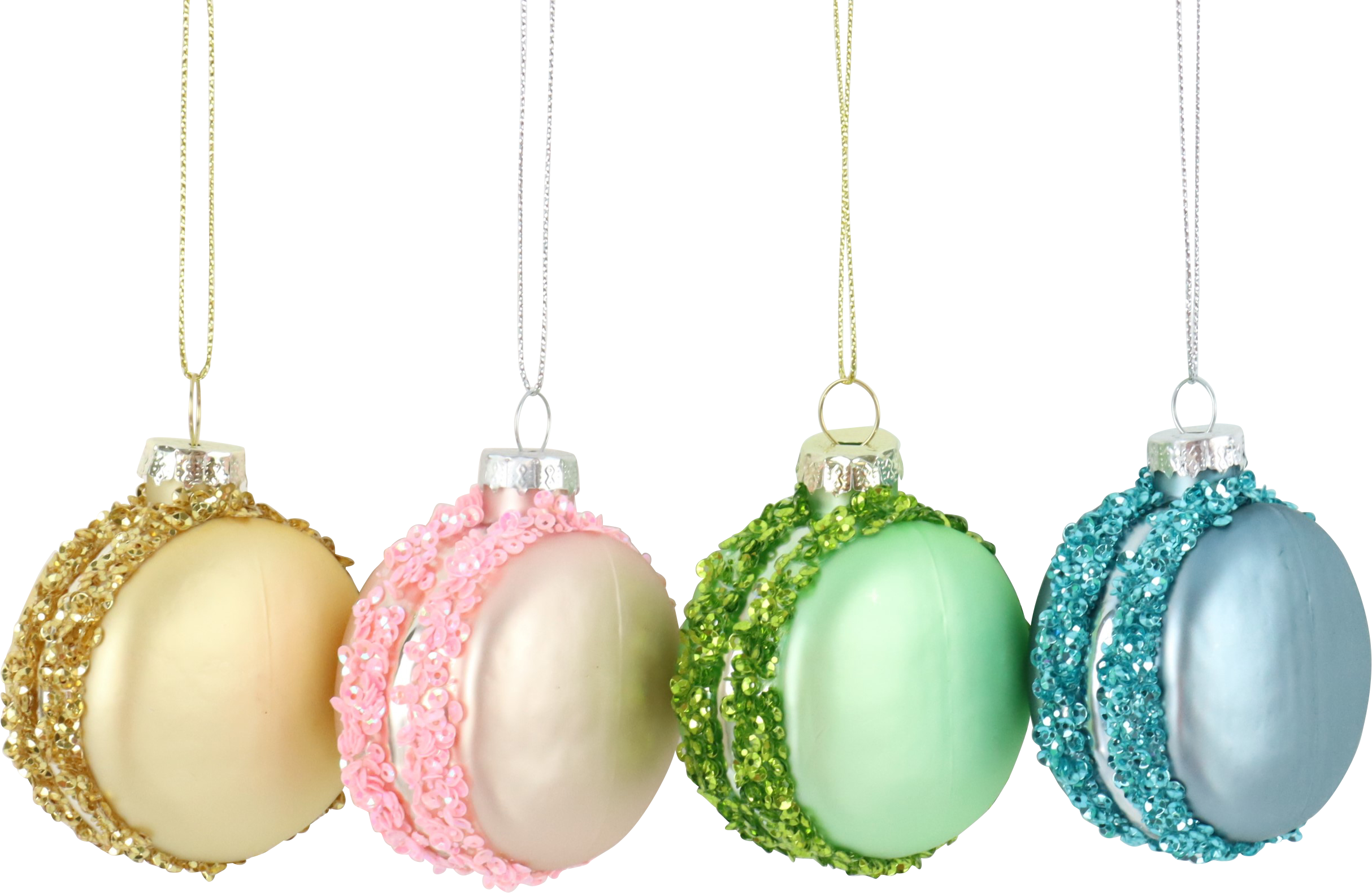 8491 GLASSCHMUCK MACARON  S/4